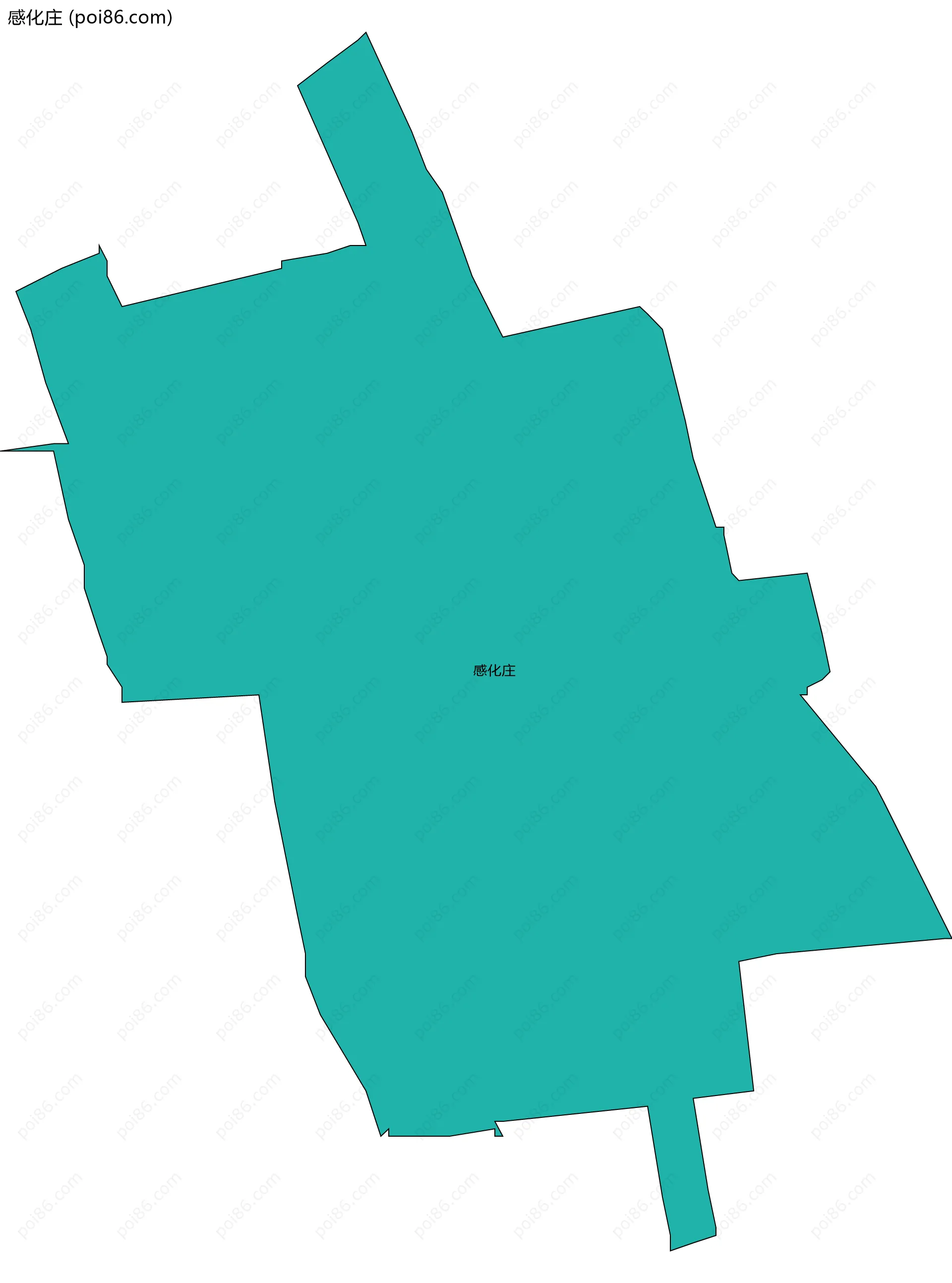 感化庄边界地图