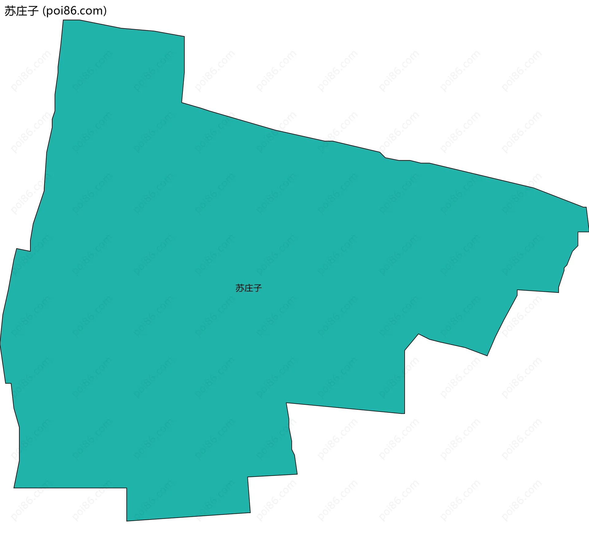 苏庄子边界地图