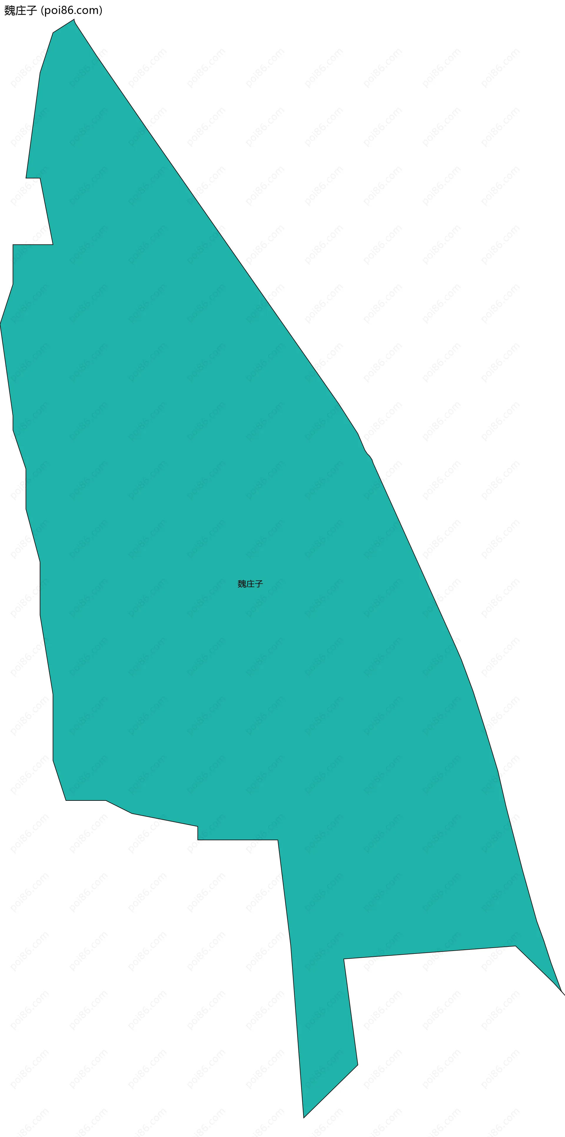 魏庄子边界地图