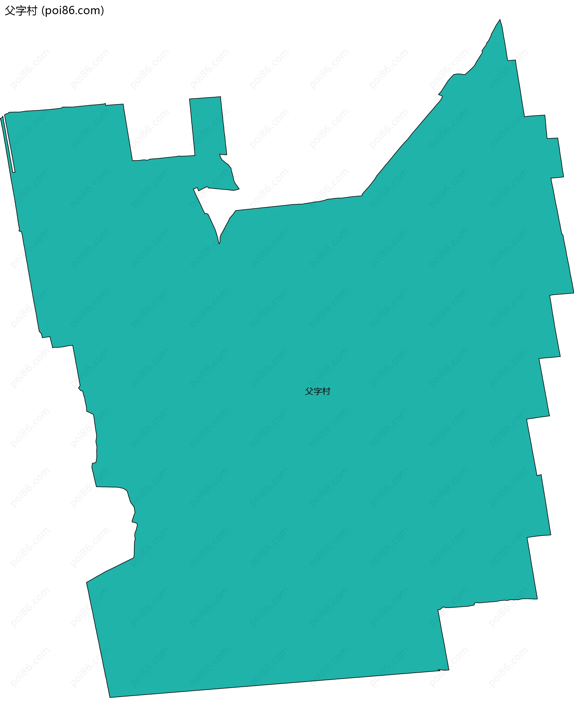 父字村边界地图