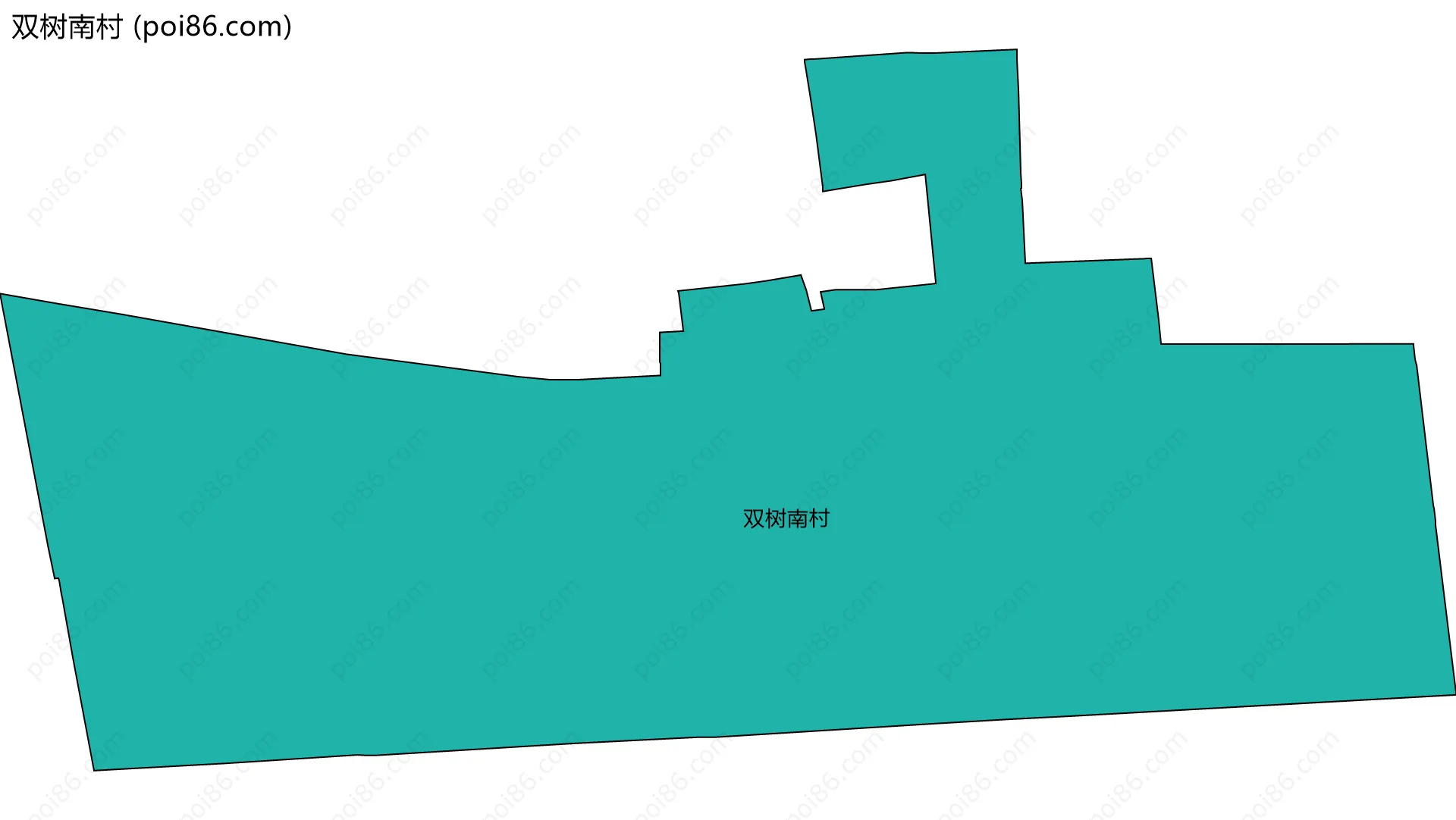 双树南村边界地图