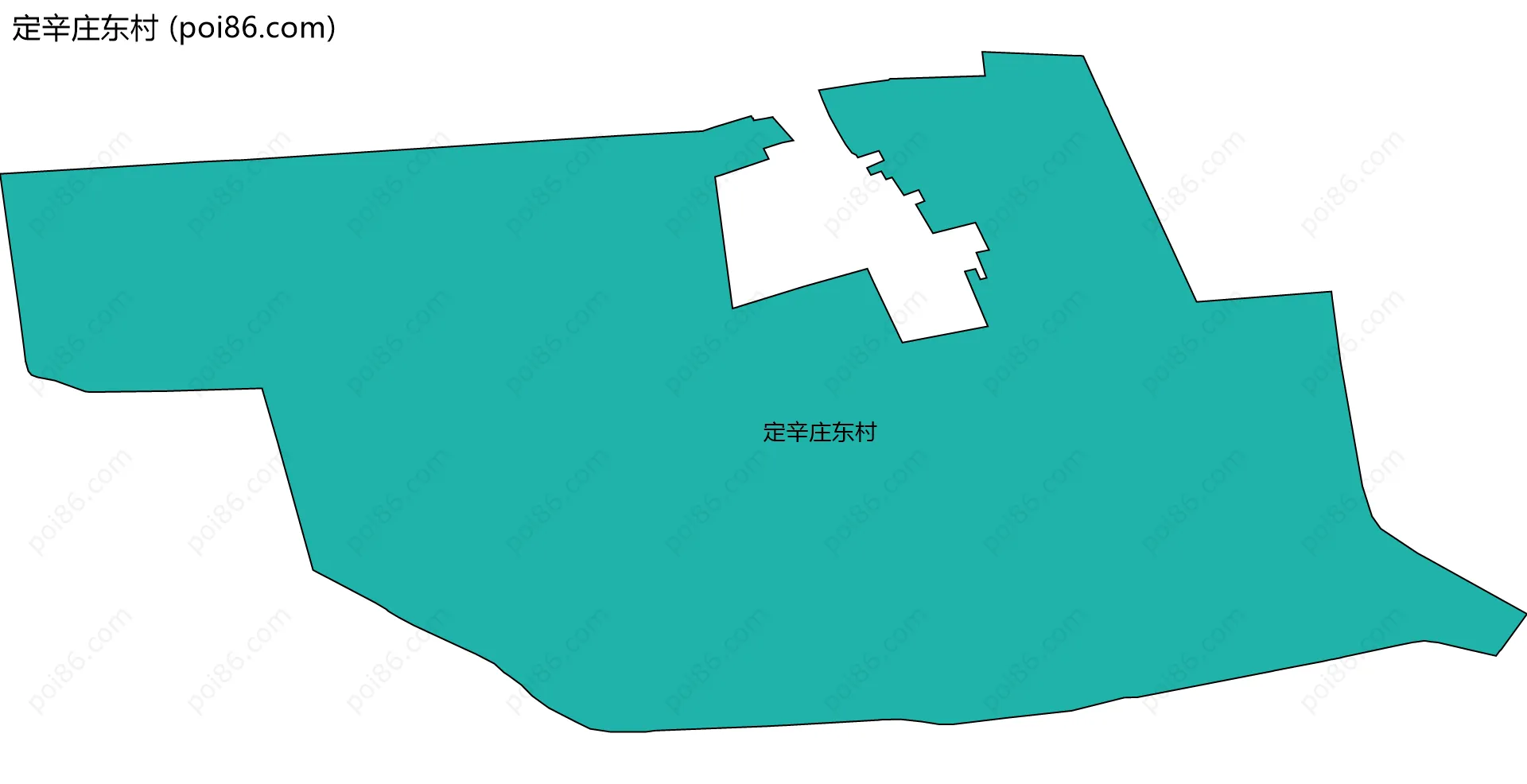 定辛庄东村边界地图