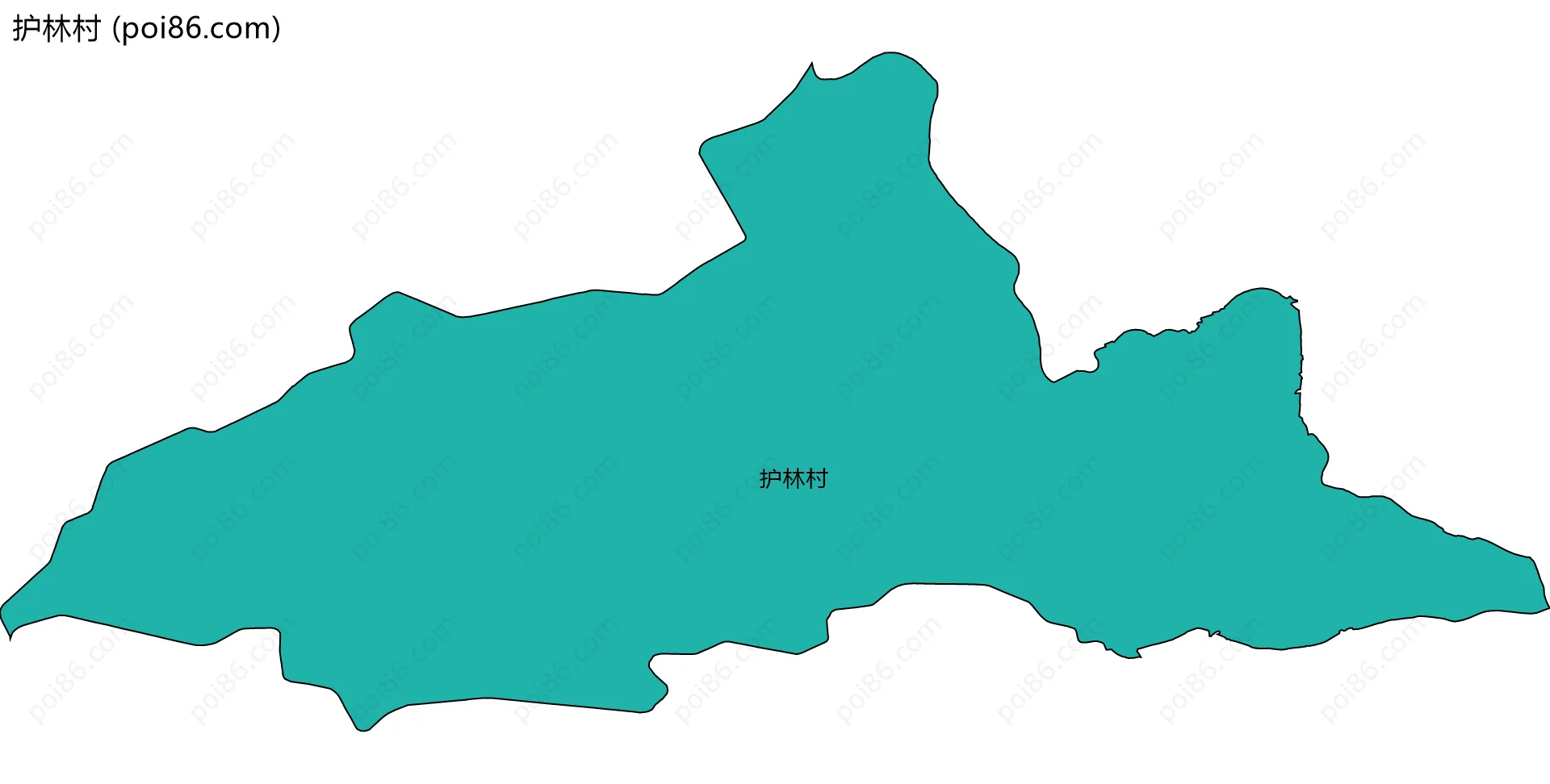 护林村边界地图