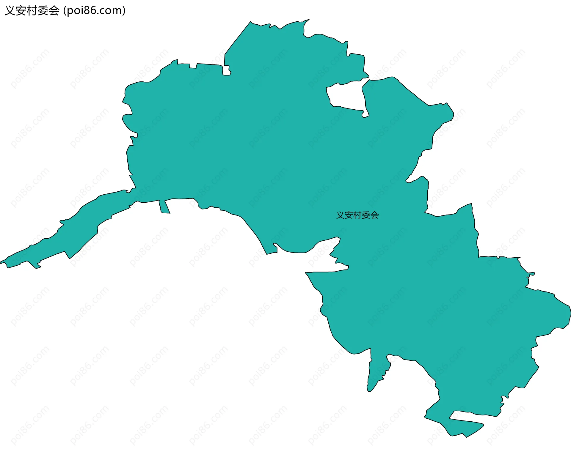 义安村委会边界地图