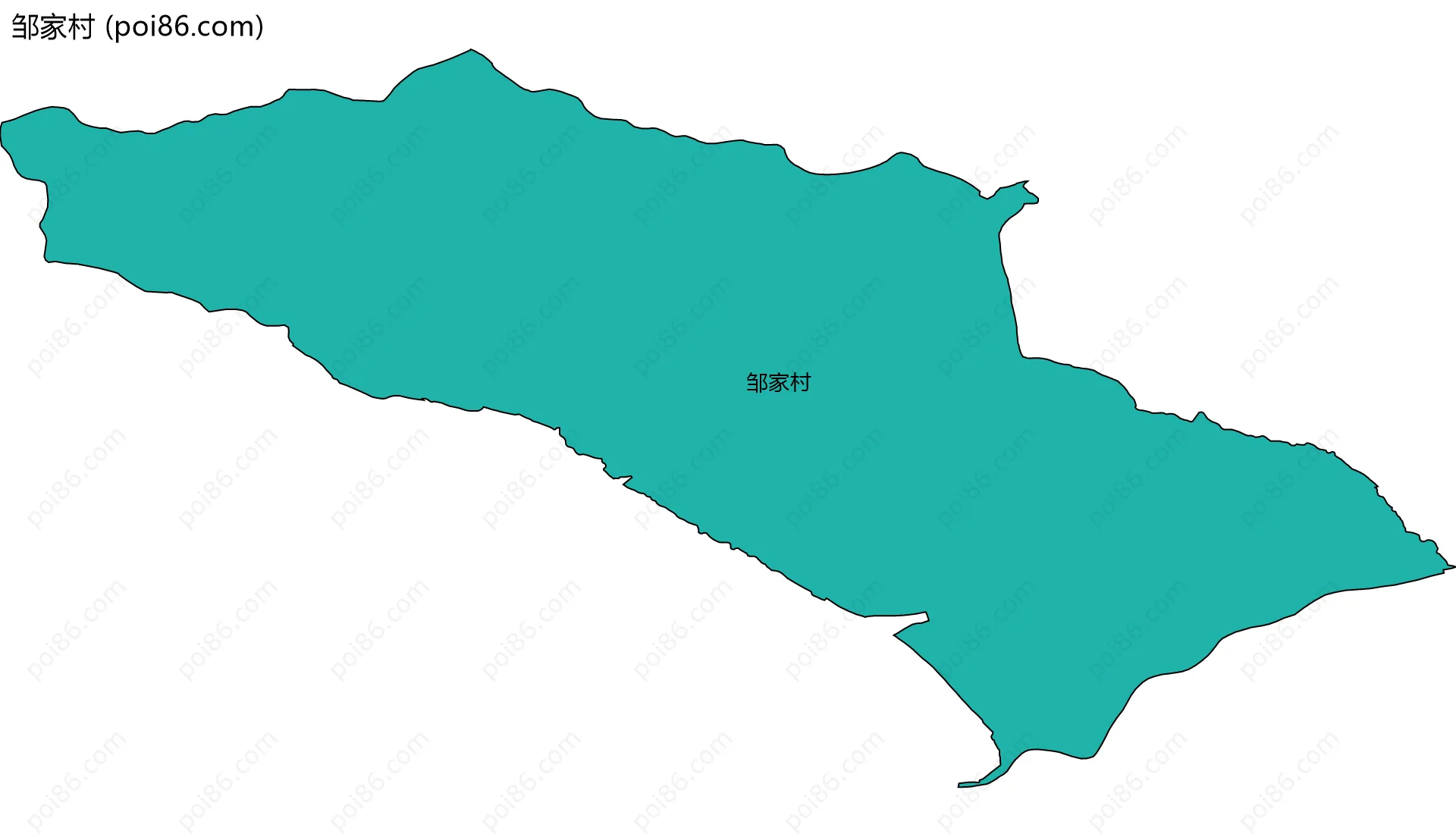 邹家村边界地图