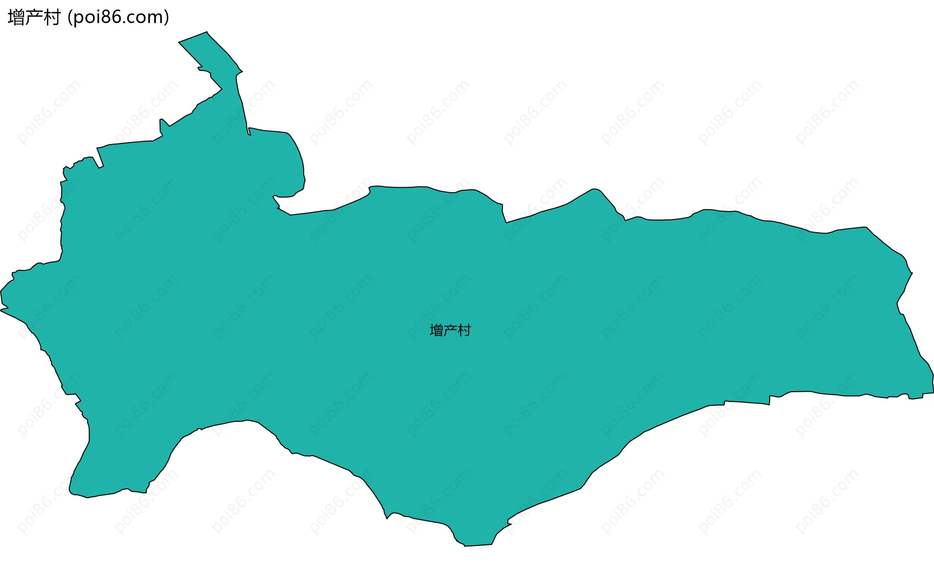 增产村边界地图