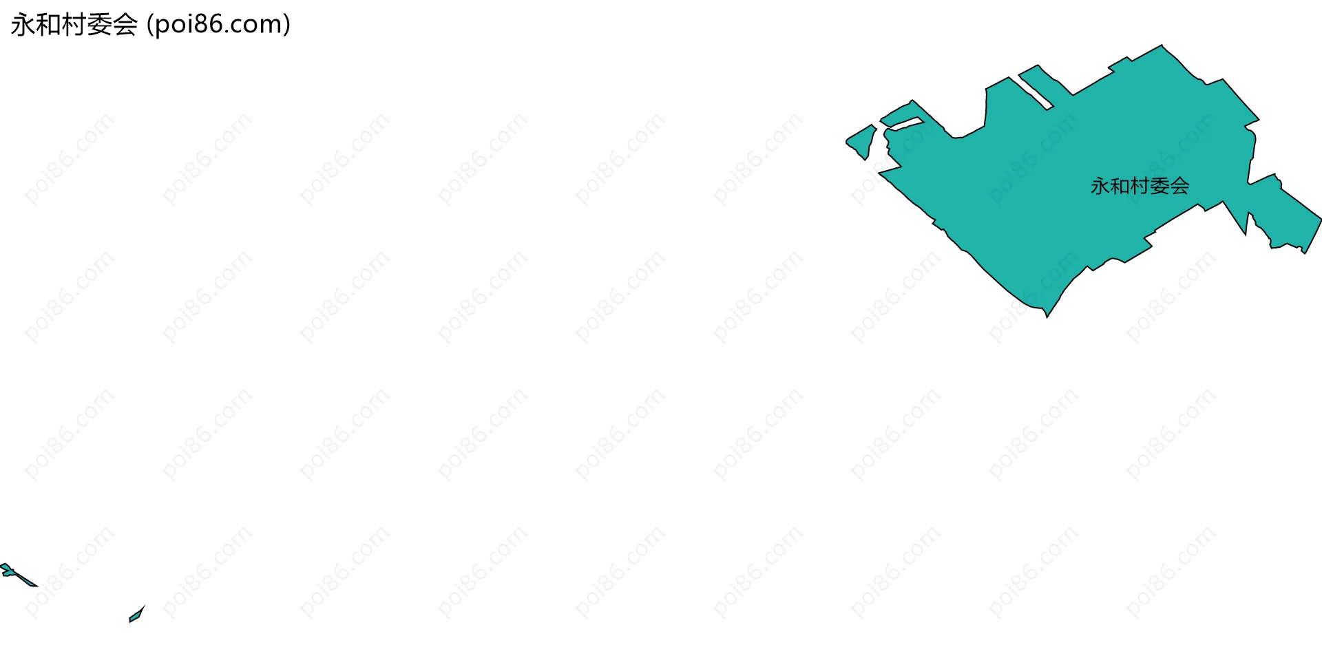 永和村委会边界地图