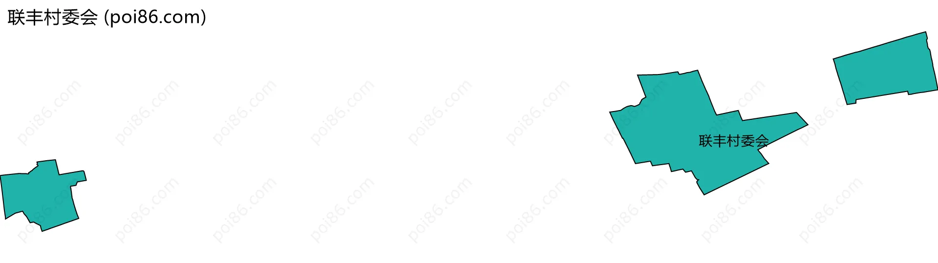 联丰村委会边界地图