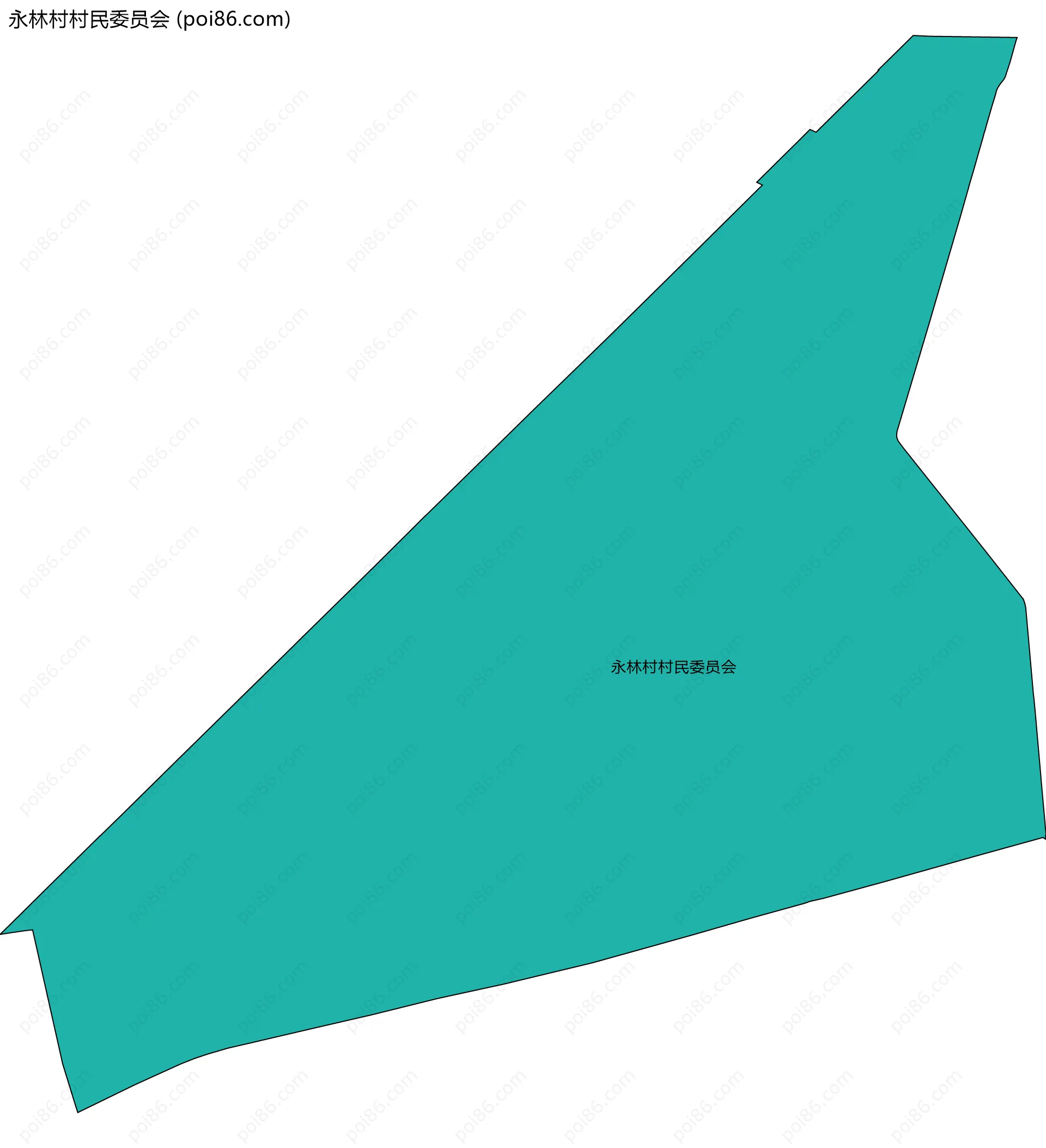 永林村村民委员会边界地图