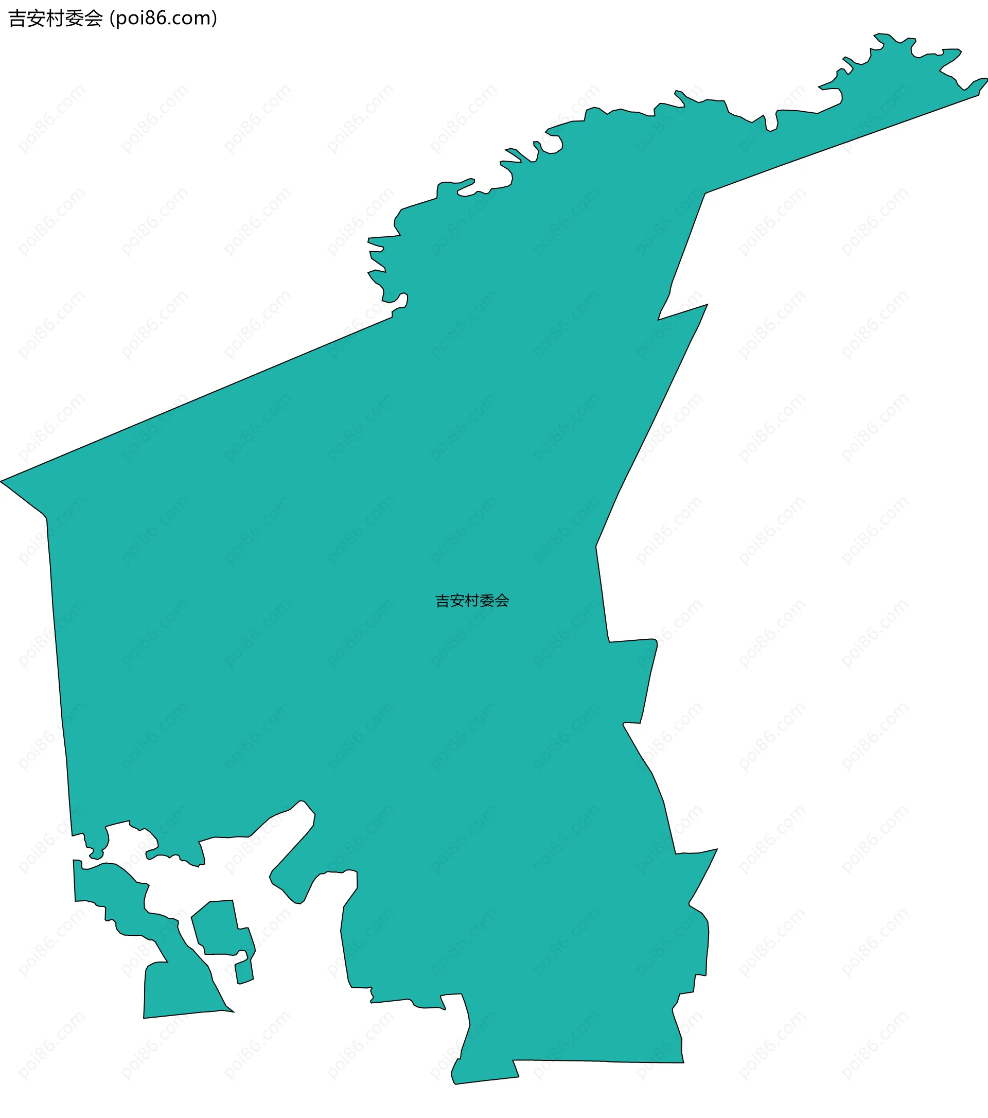 吉安村委会边界地图