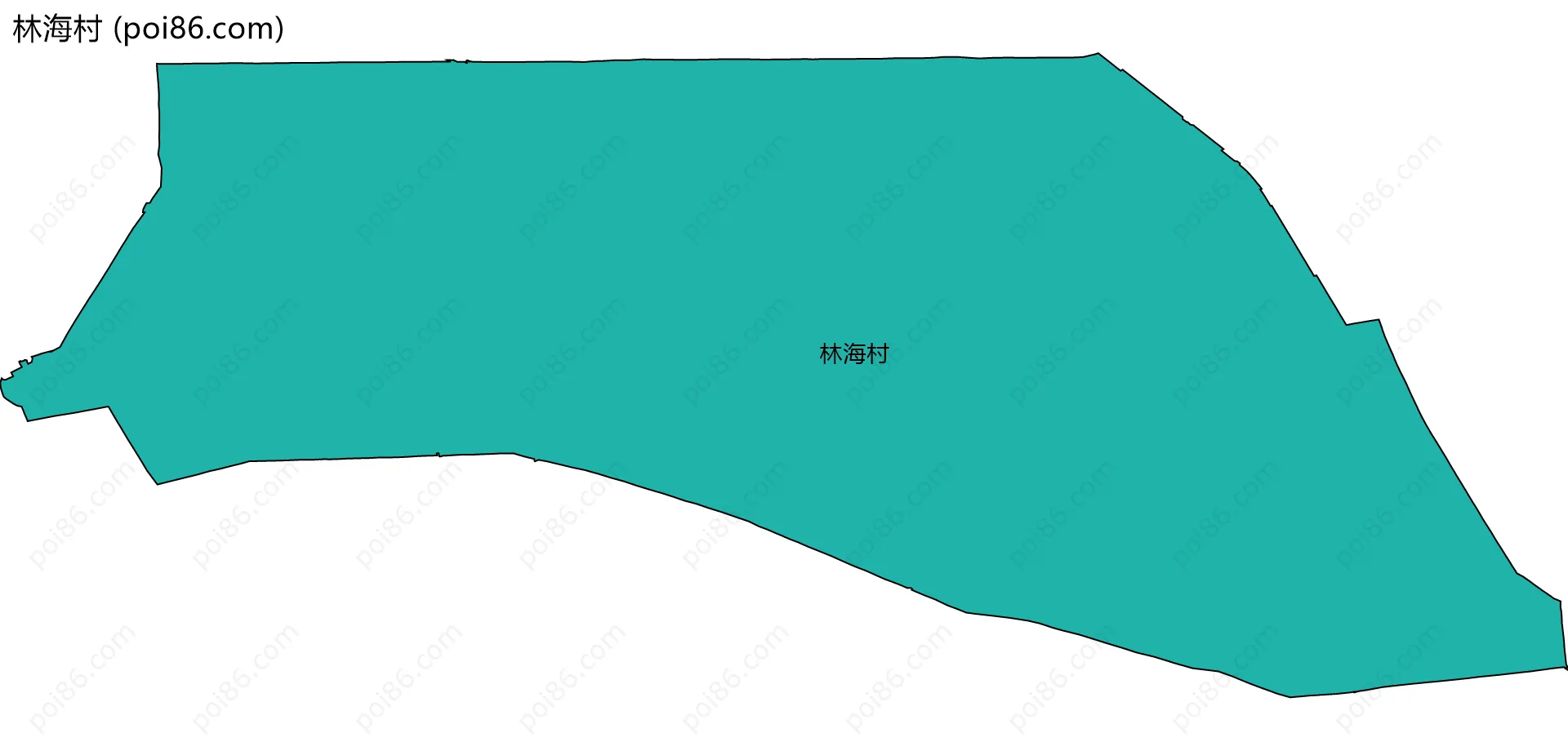 林海村边界地图