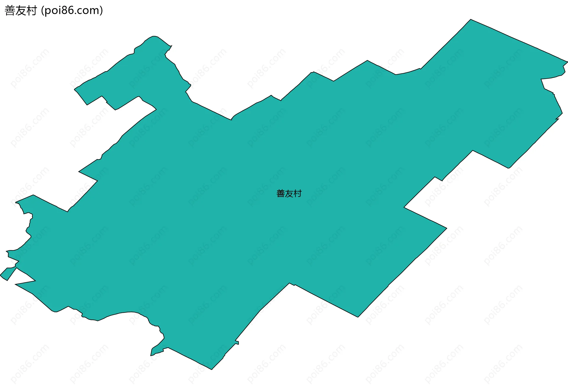 善友村边界地图