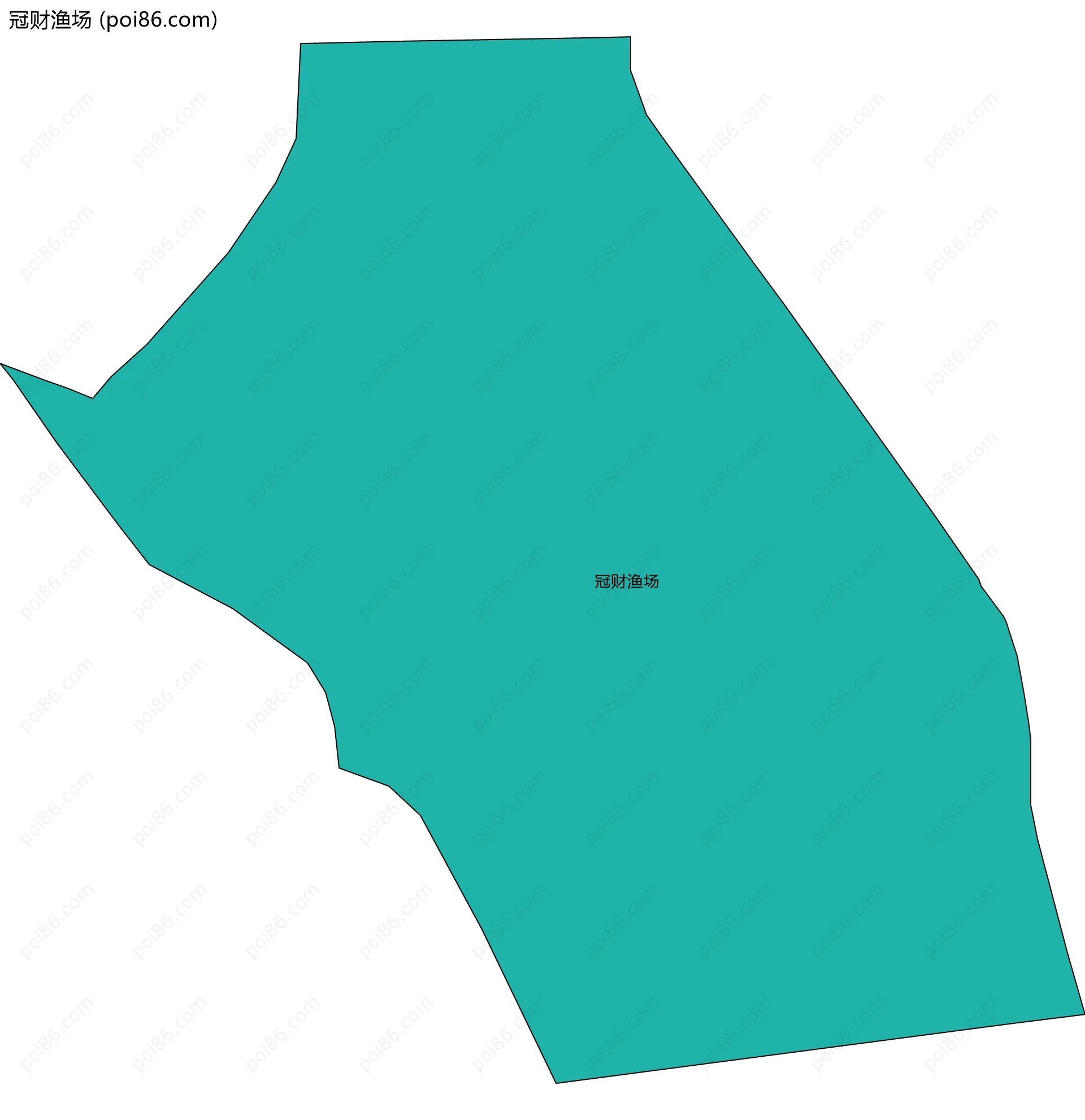 冠财渔场边界地图