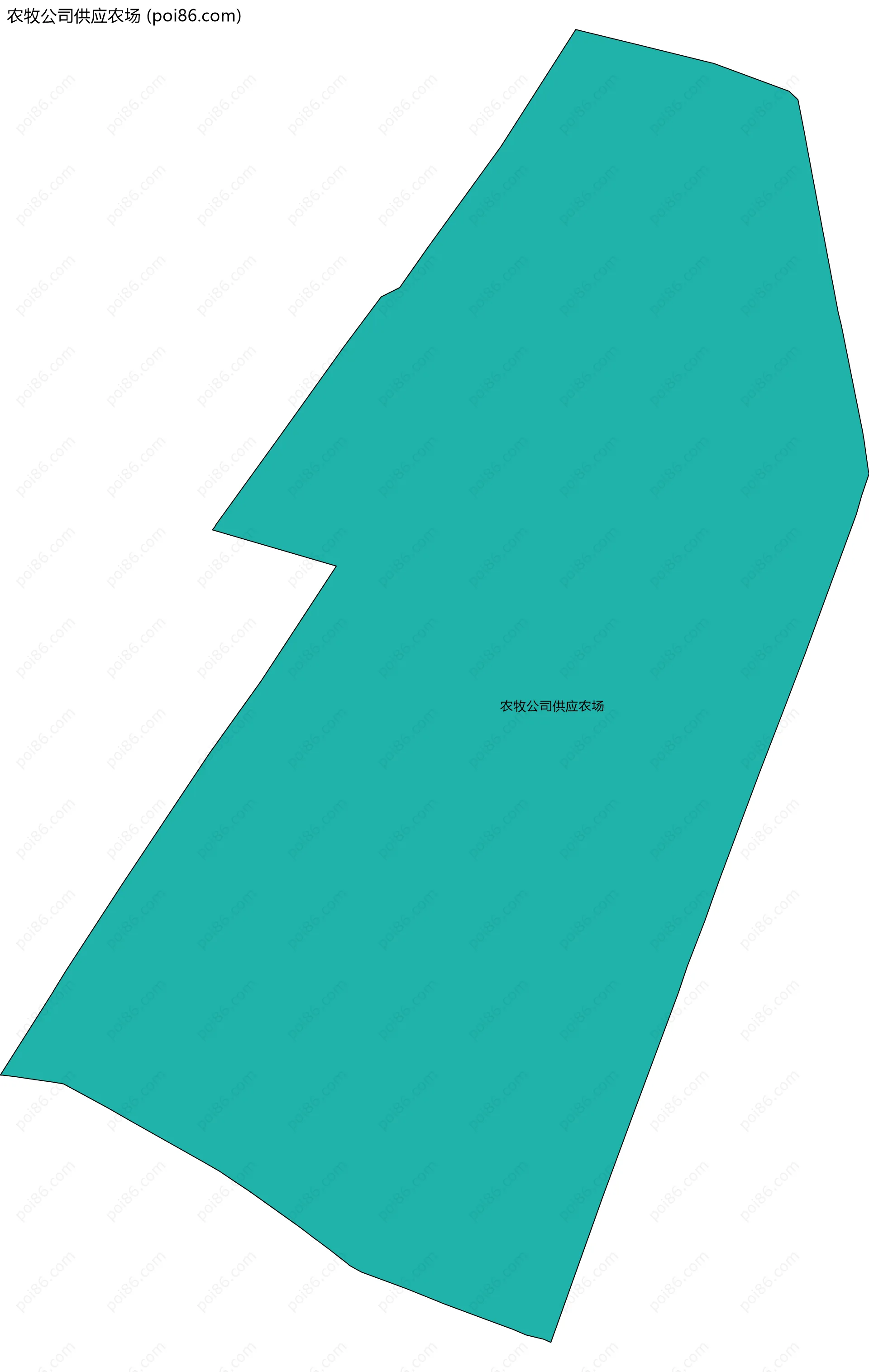 农牧公司供应农场边界地图