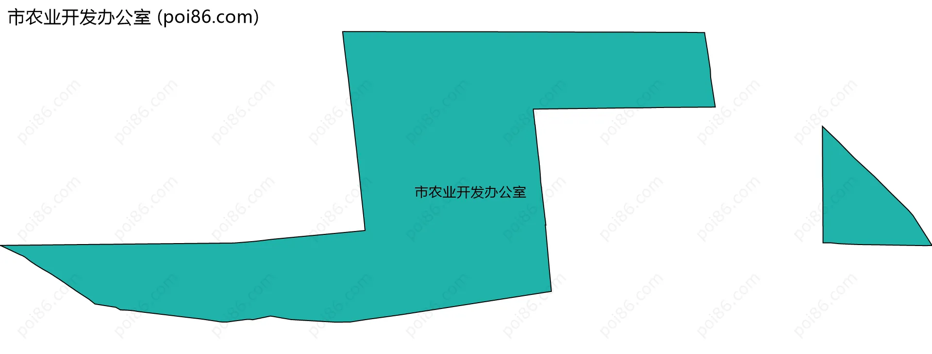 市农业开发办公室边界地图