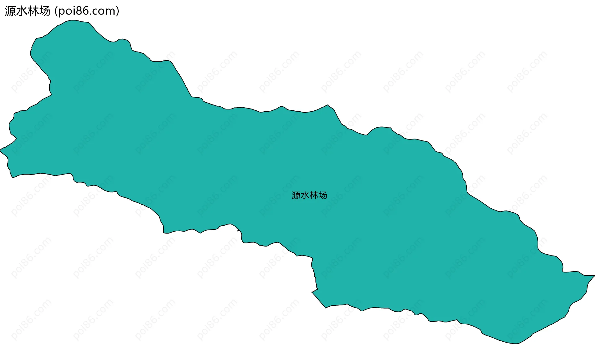 源水林场边界地图