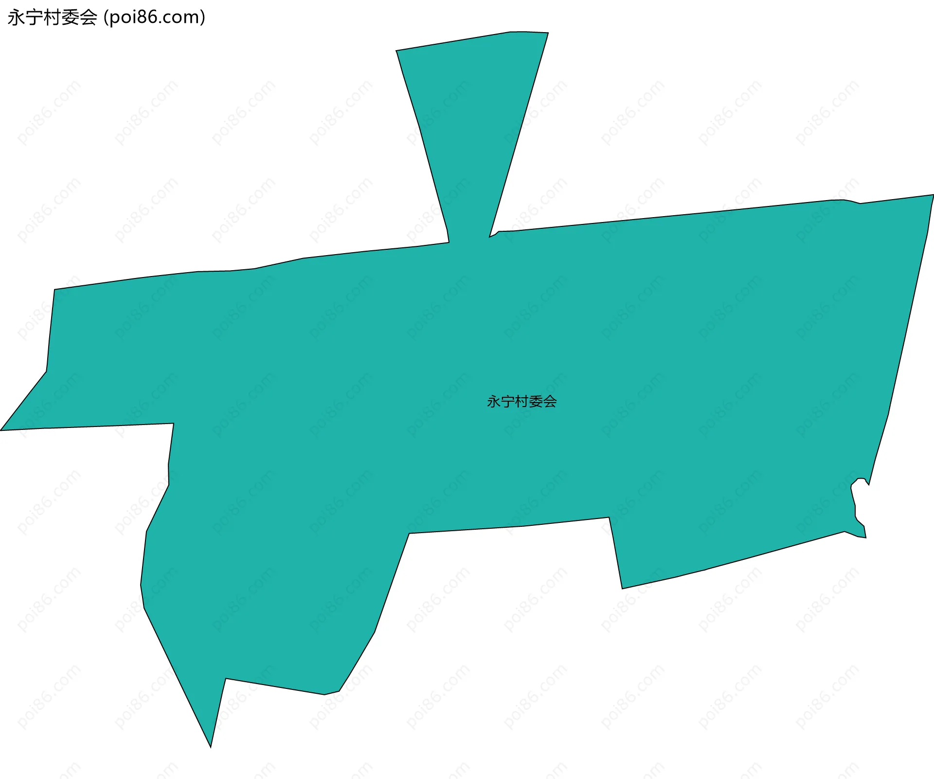 永宁村委会边界地图