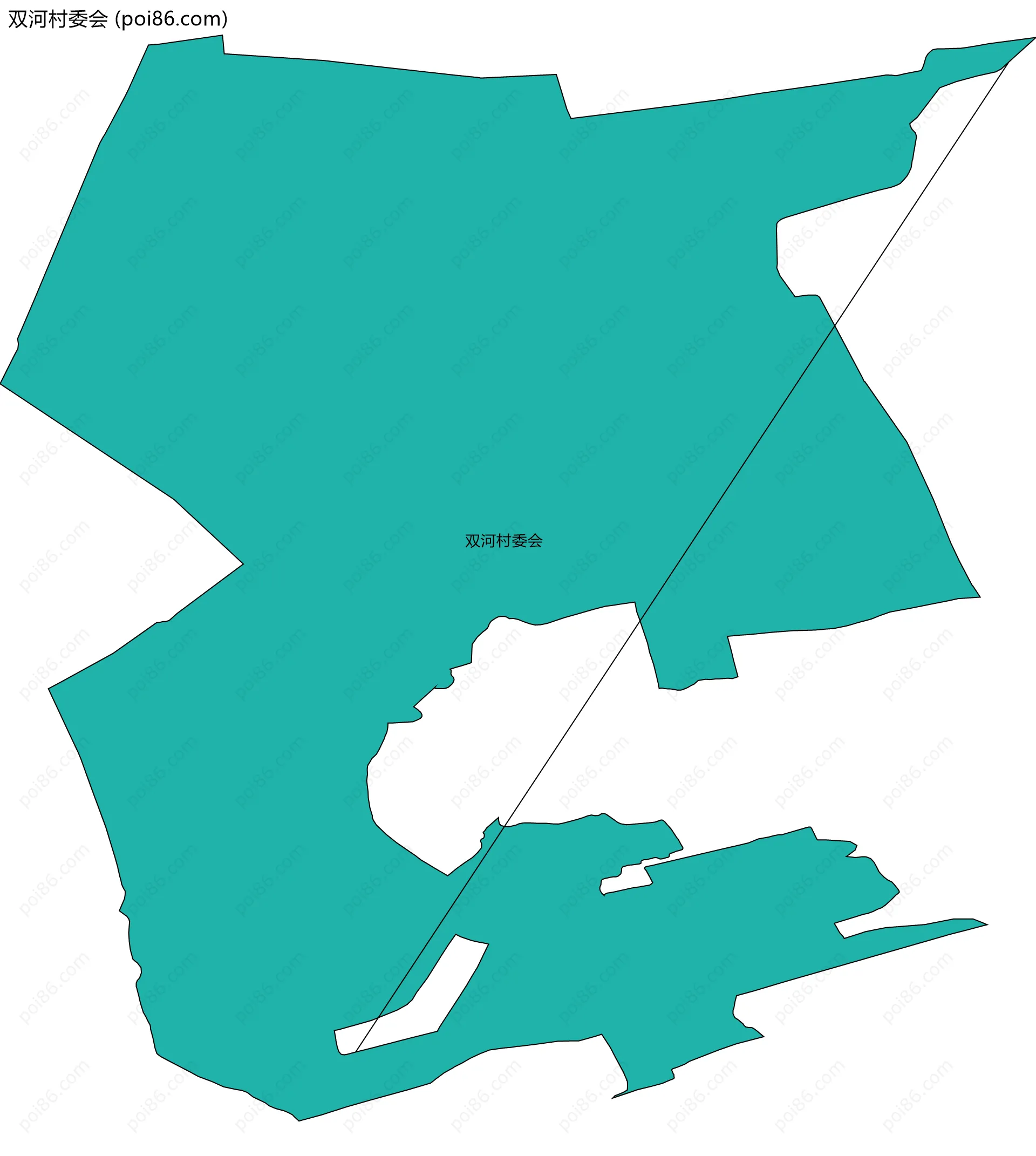 双河村委会边界地图