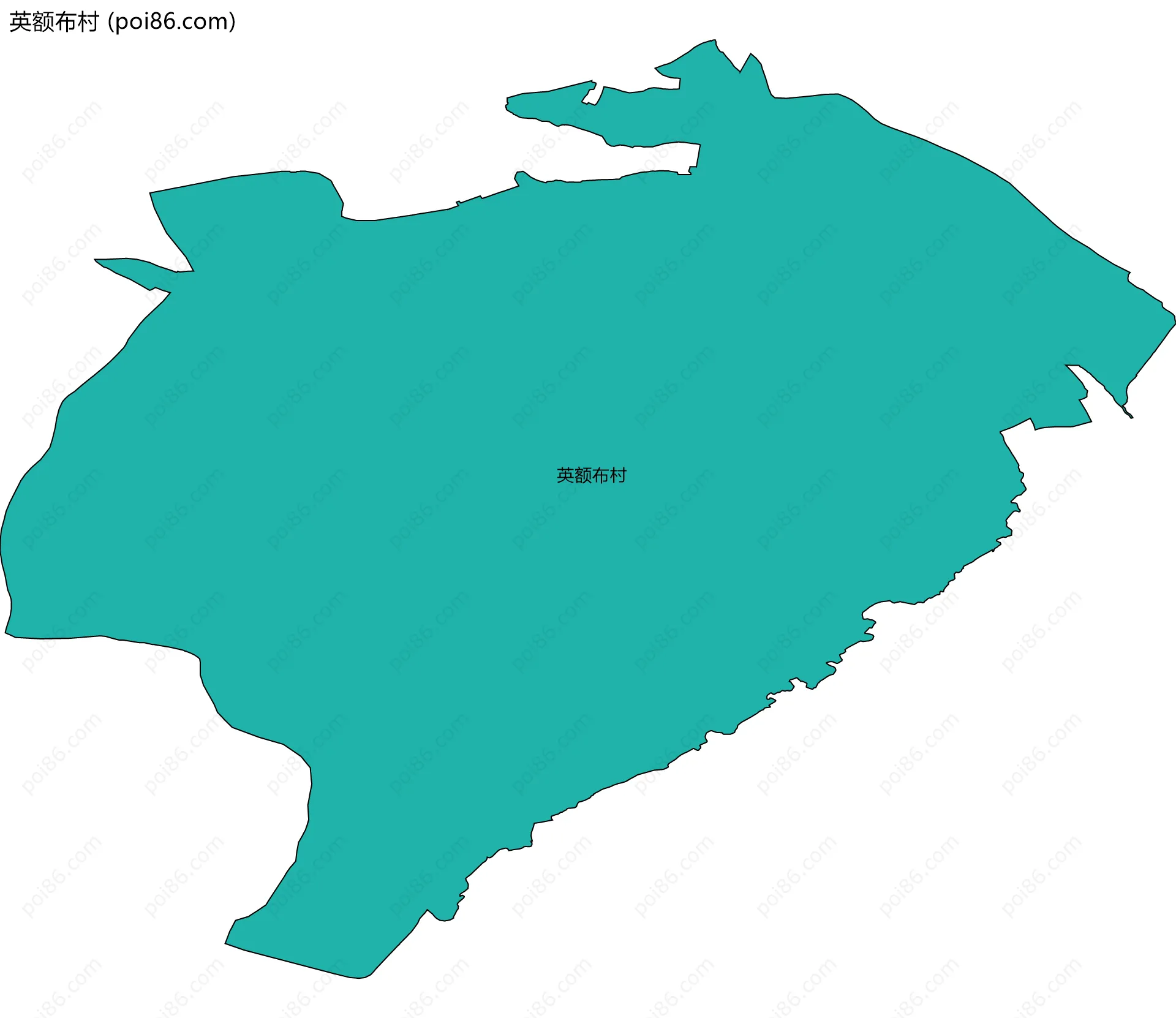 英额布村边界地图
