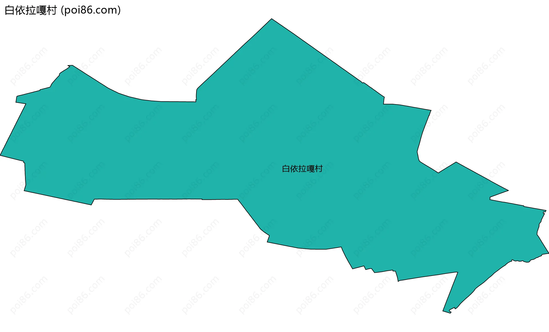 白依拉嘎村边界地图