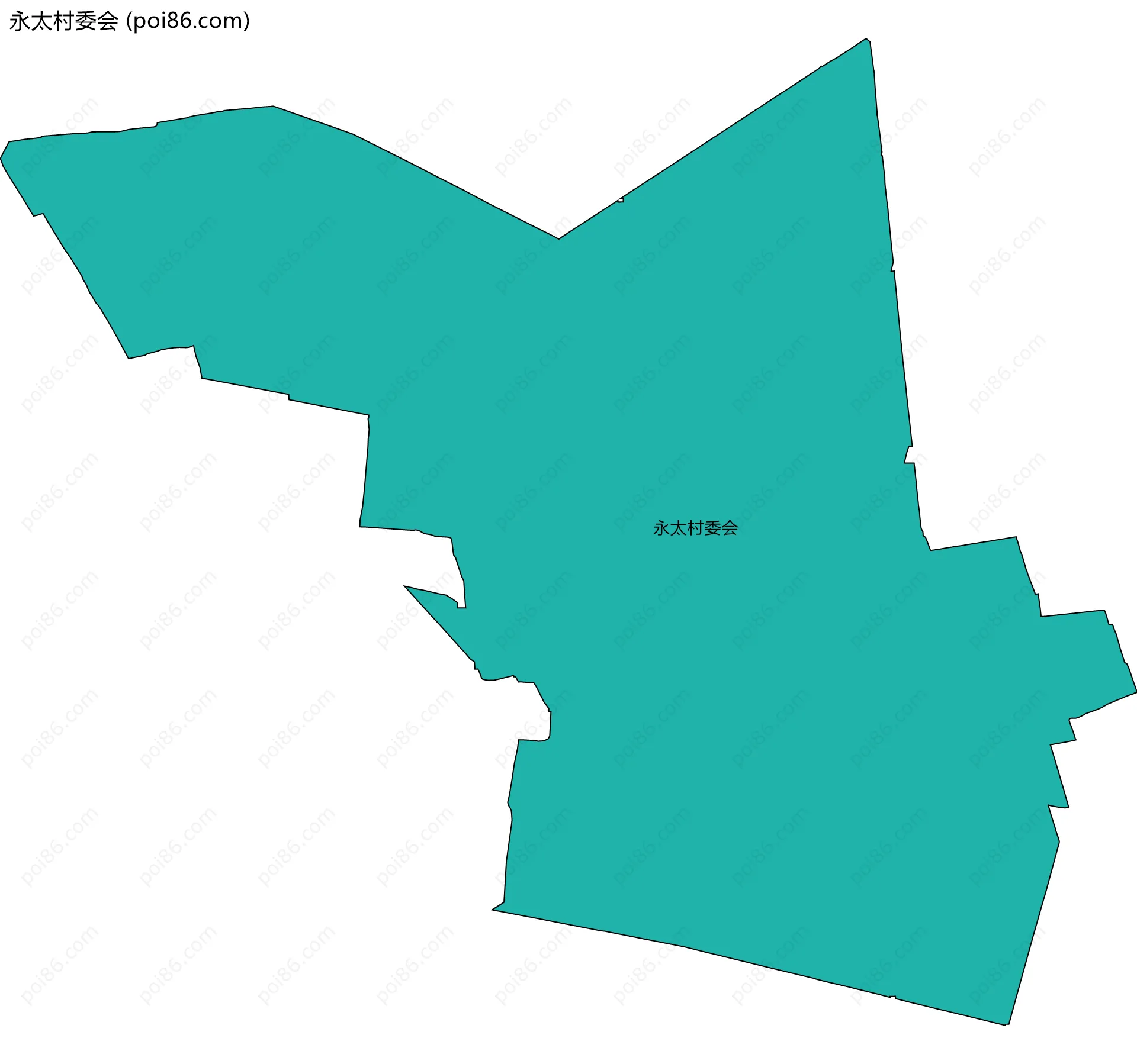 永太村委会边界地图