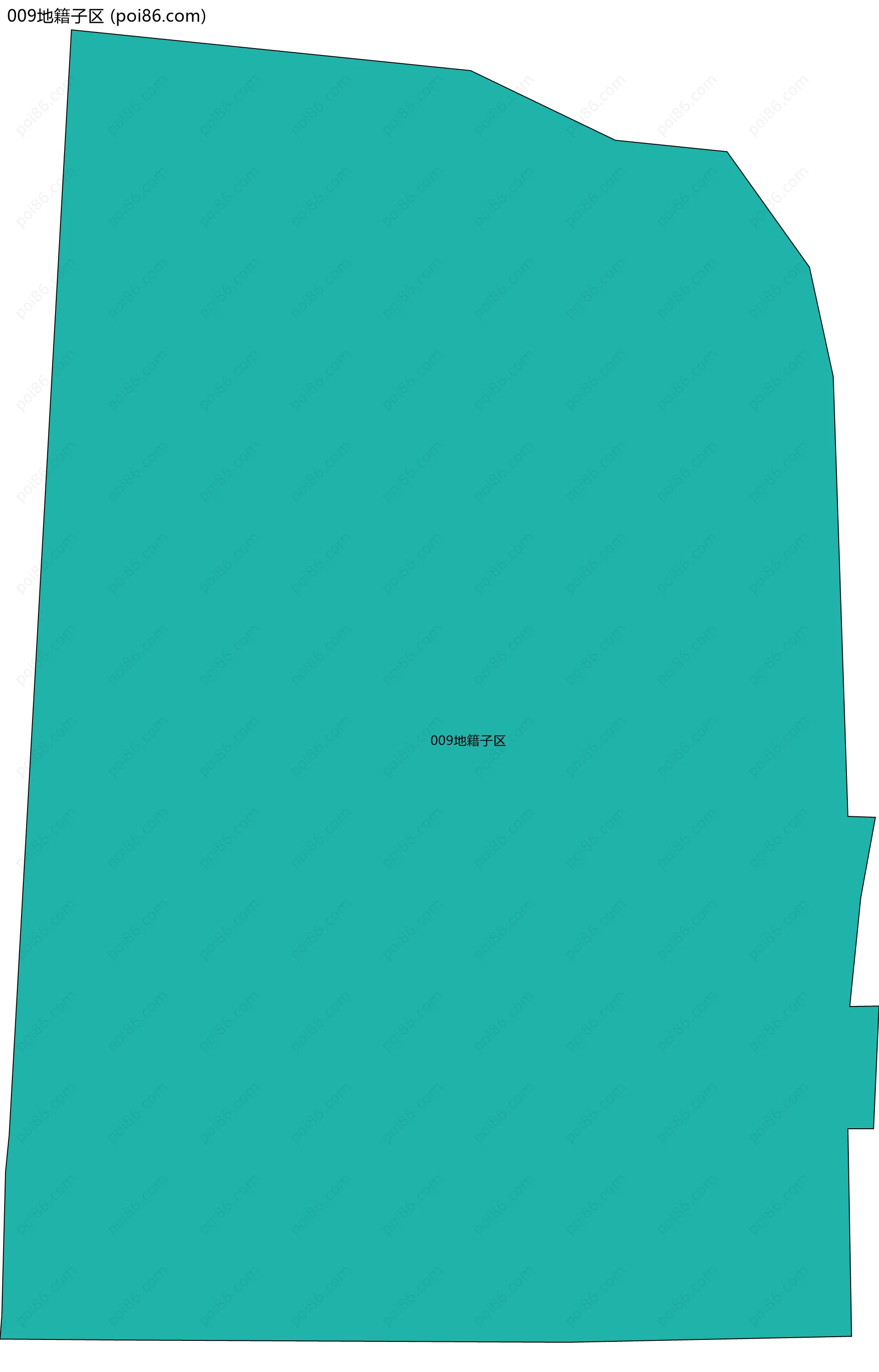 009地籍子区边界地图