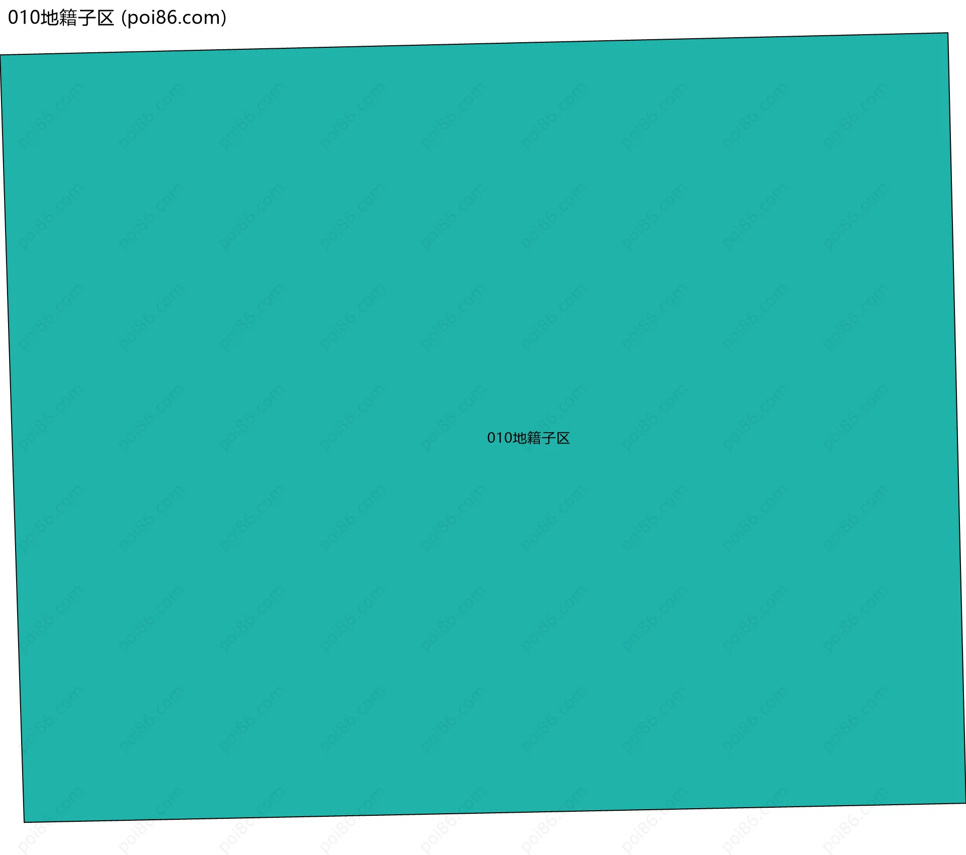 010地籍子区边界地图