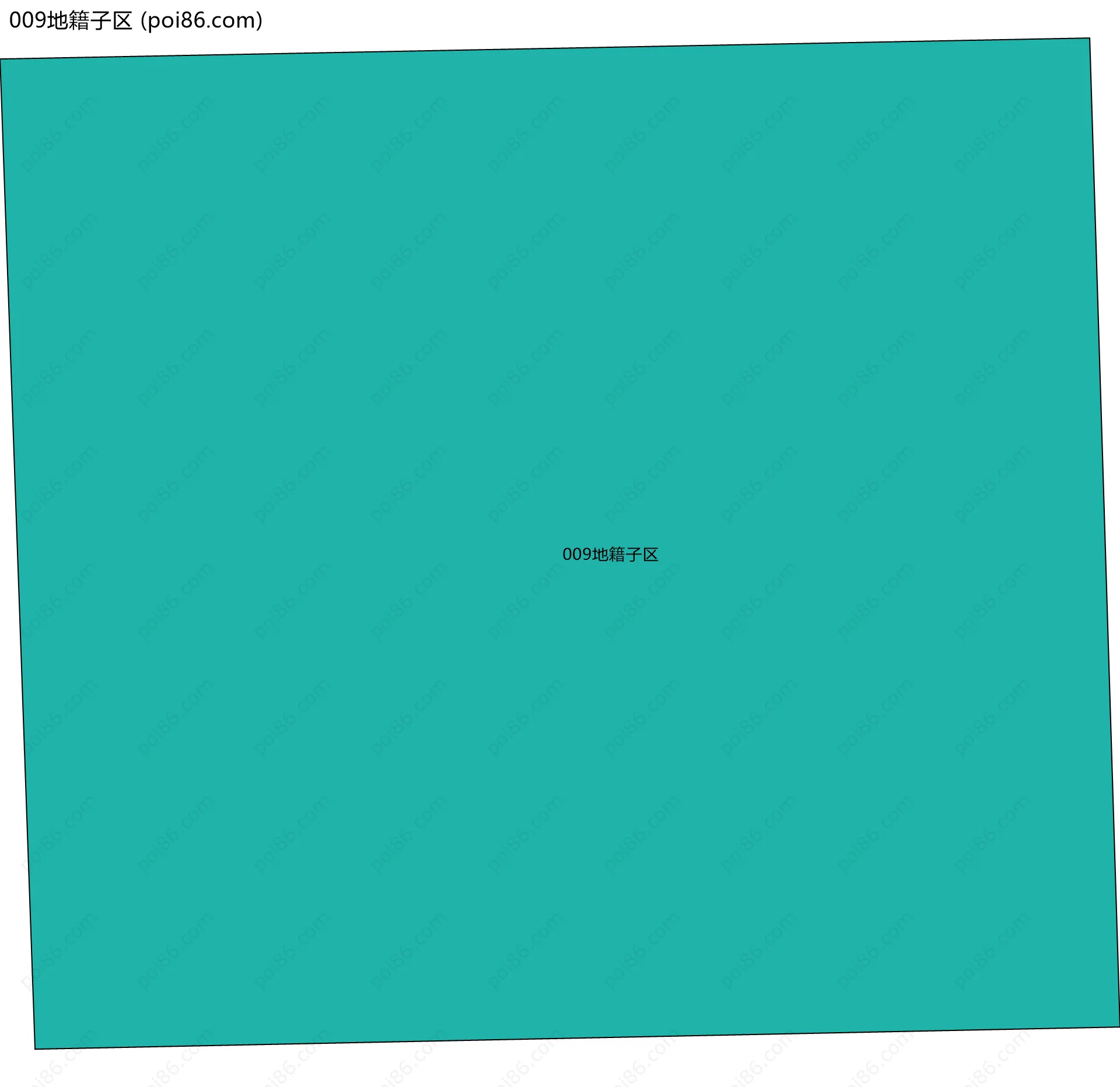009地籍子区边界地图