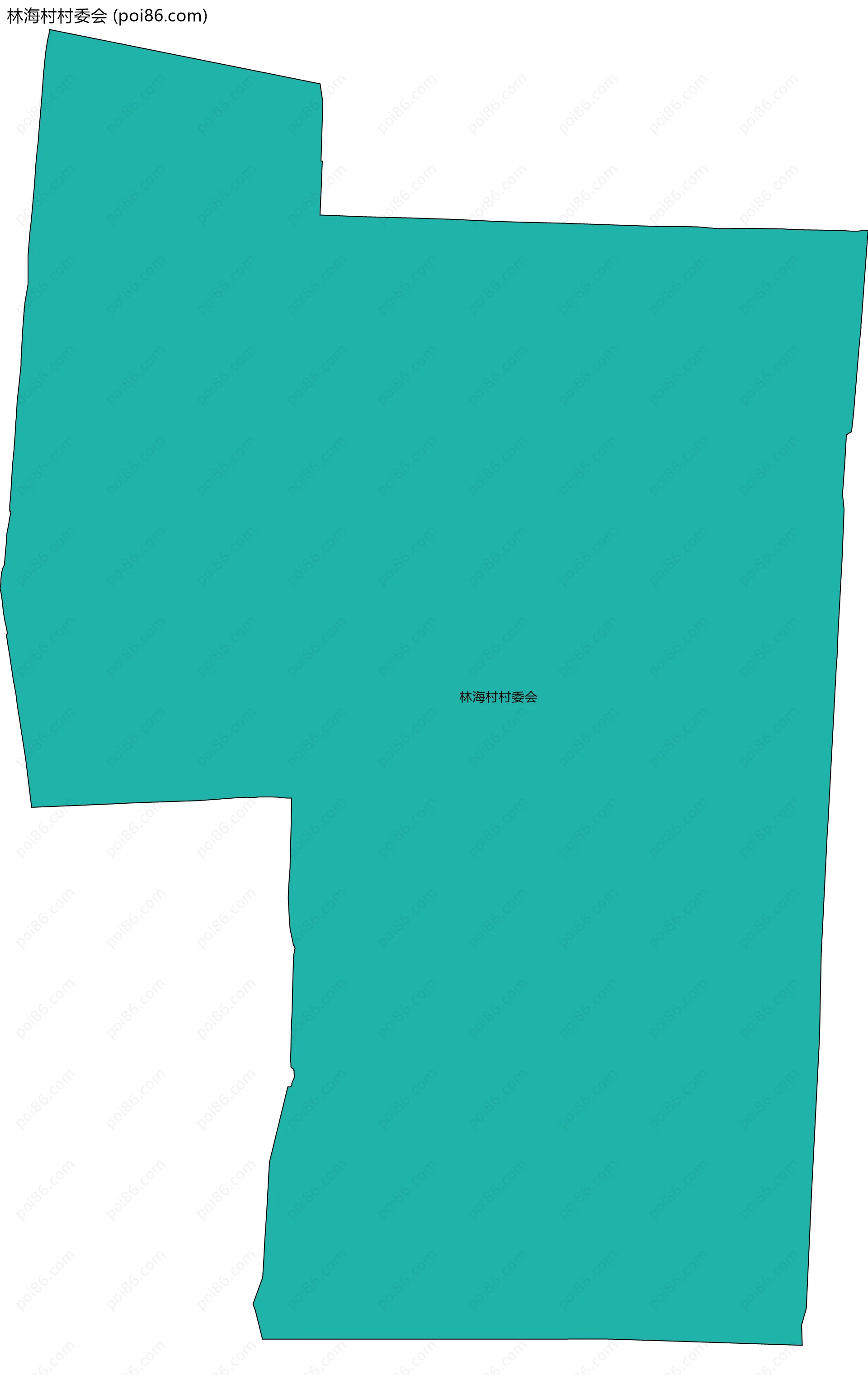 林海村村委会边界地图