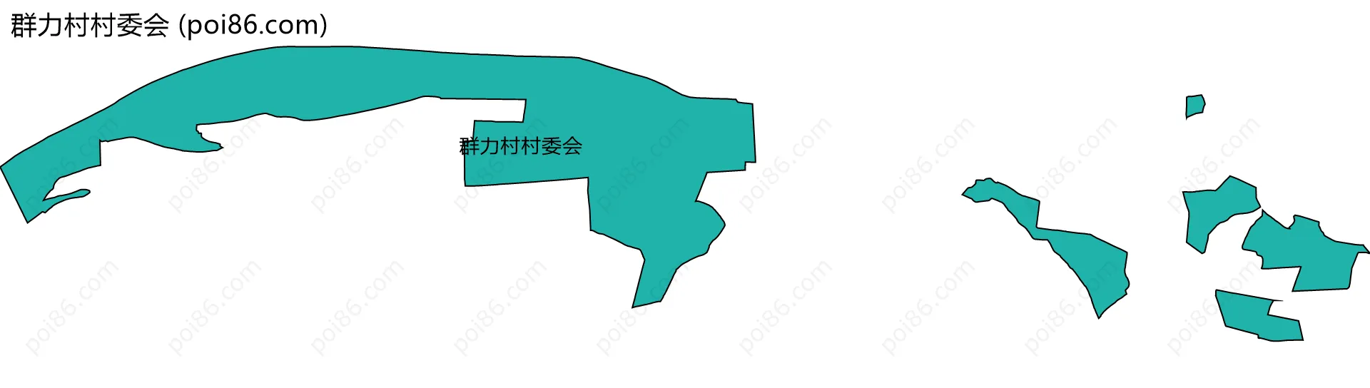 群力村村委会边界地图