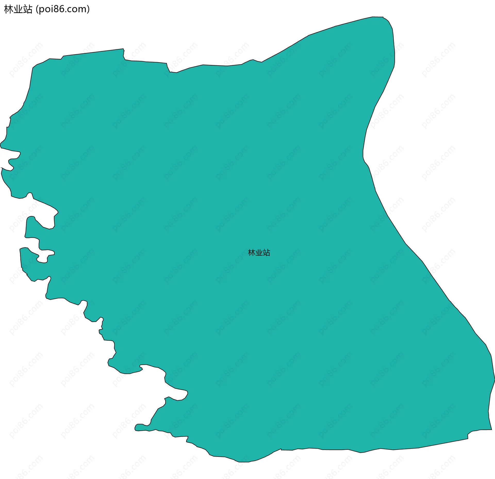 林业站边界地图