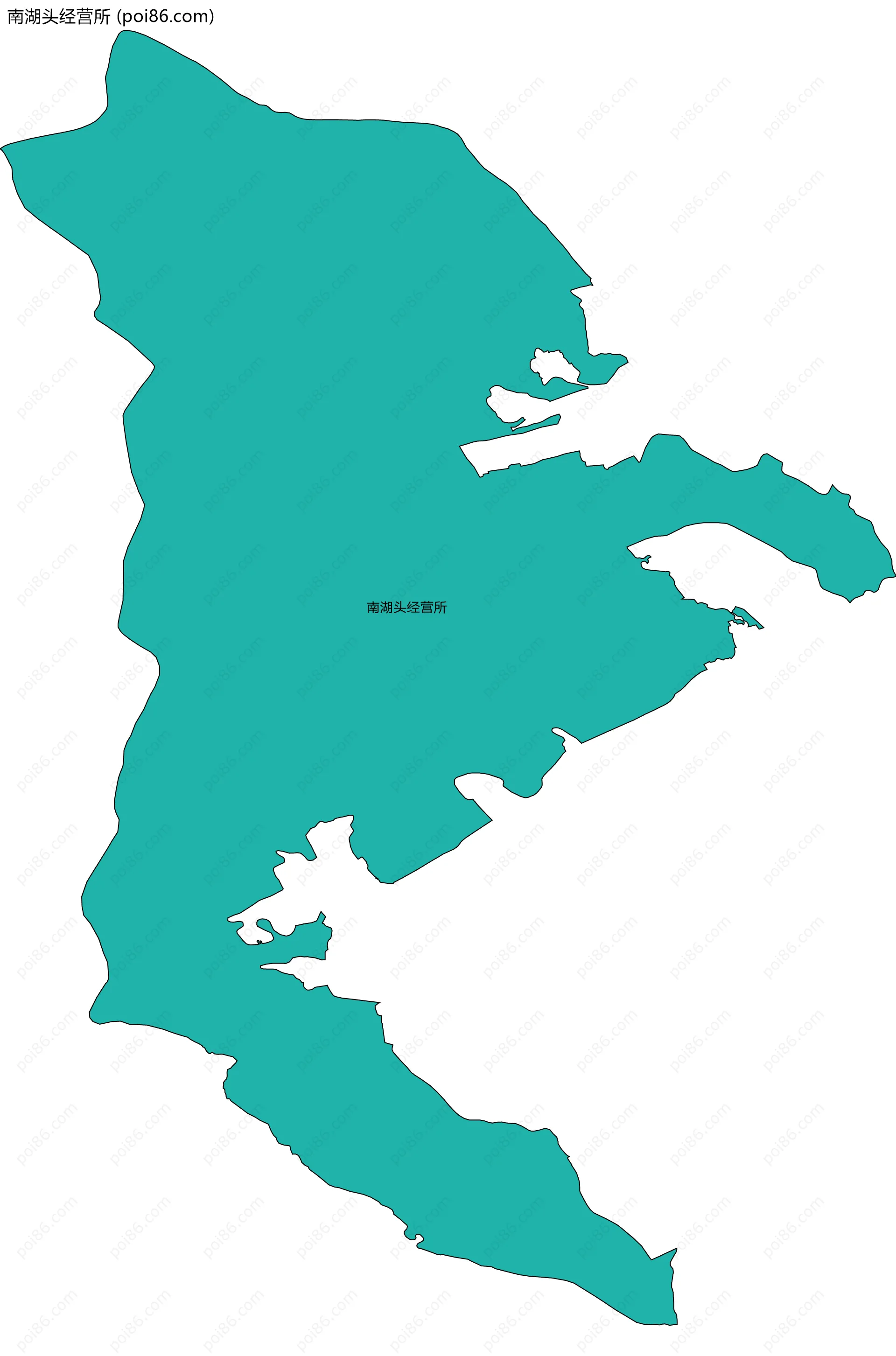 南湖头经营所边界地图