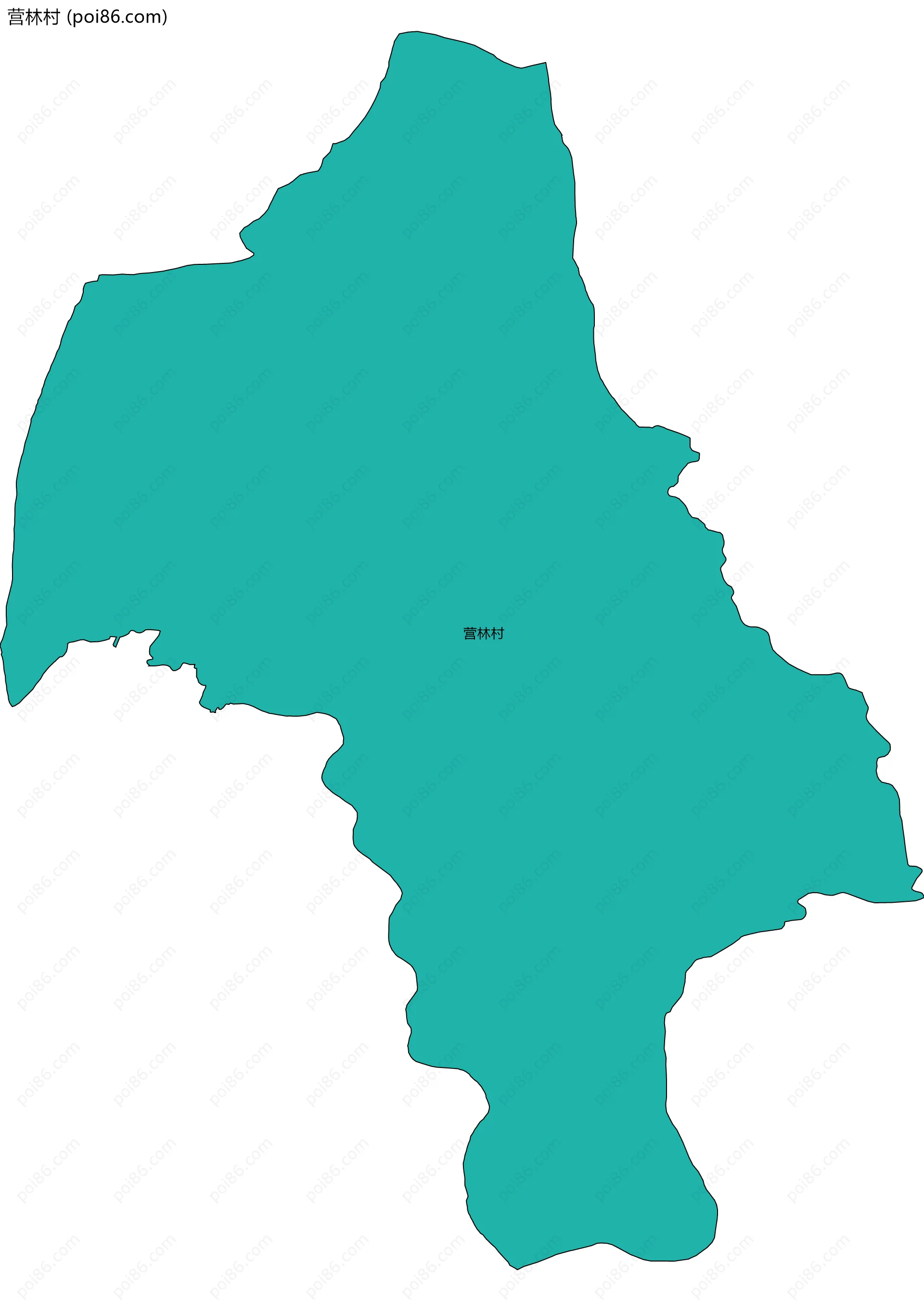 营林村边界地图