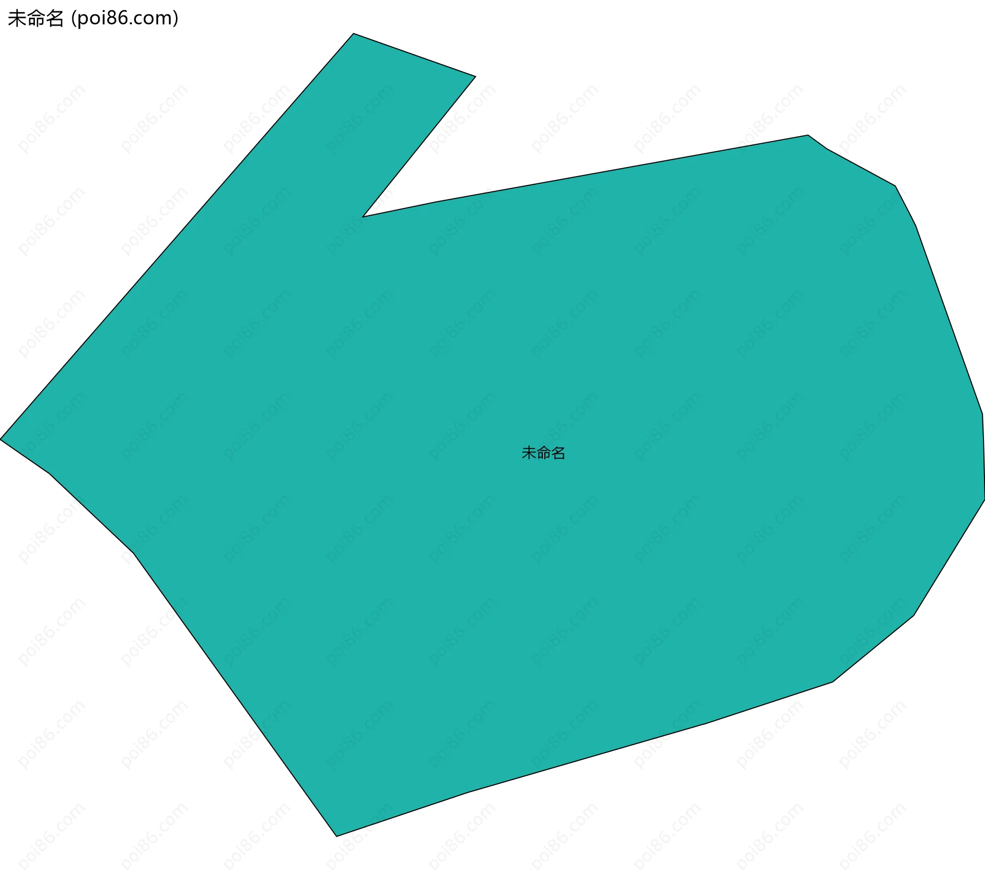 未命名边界地图