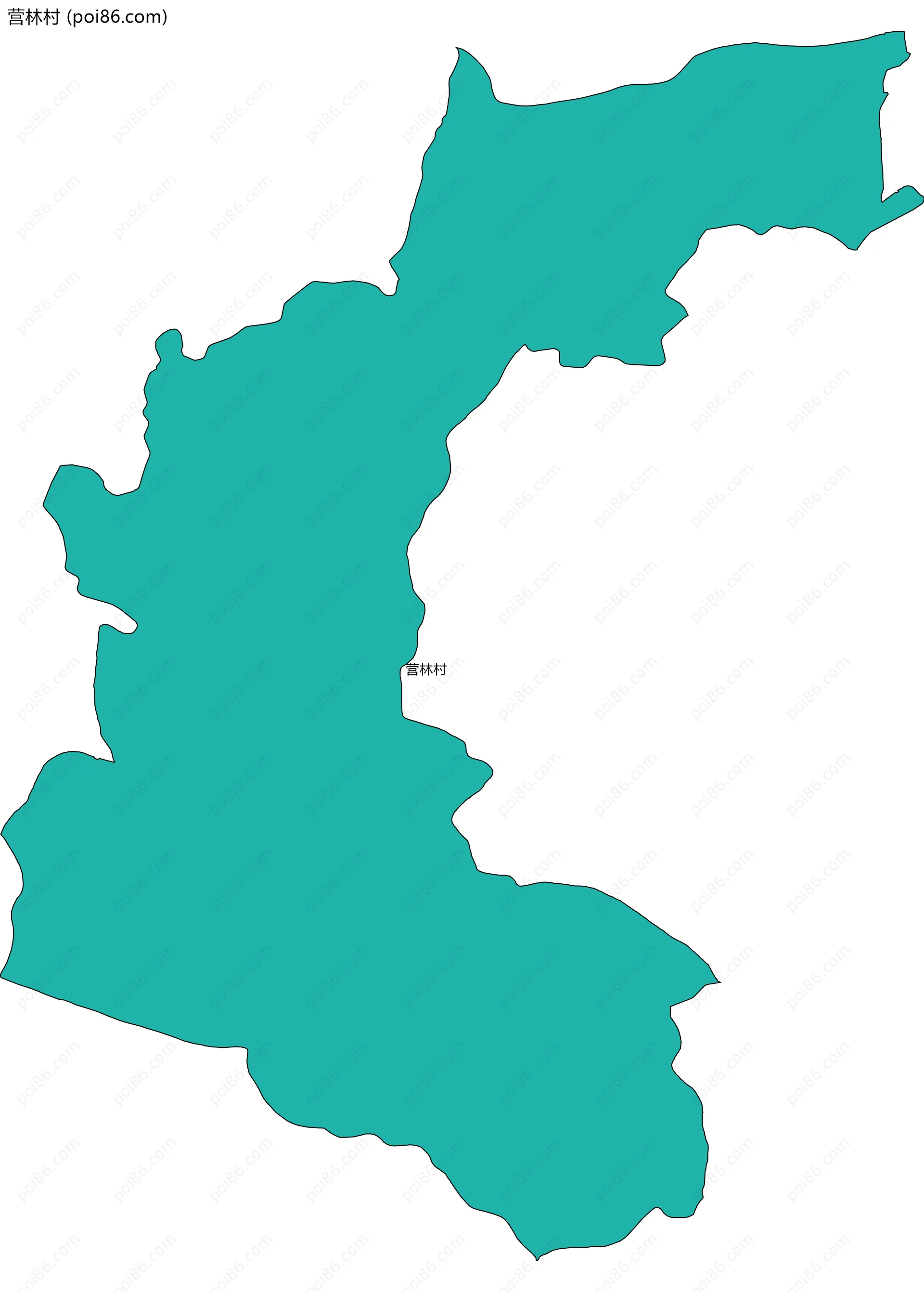 营林村边界地图