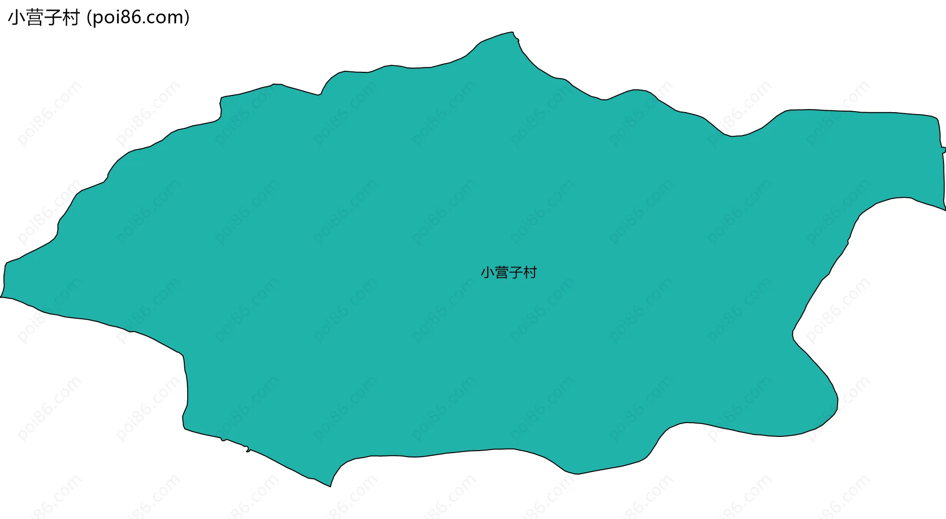 小营子村边界地图