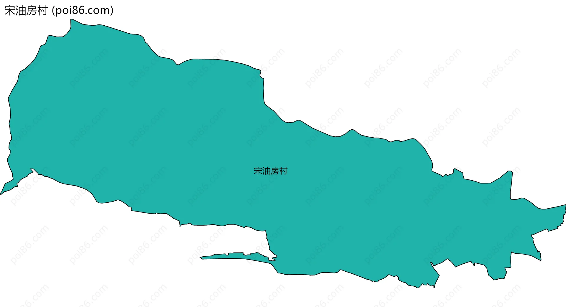 宋油房村边界地图