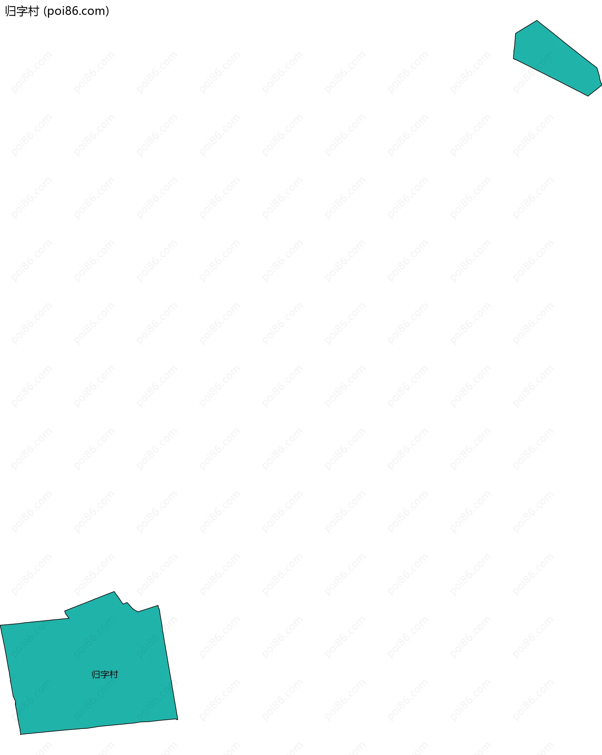 归字村边界地图