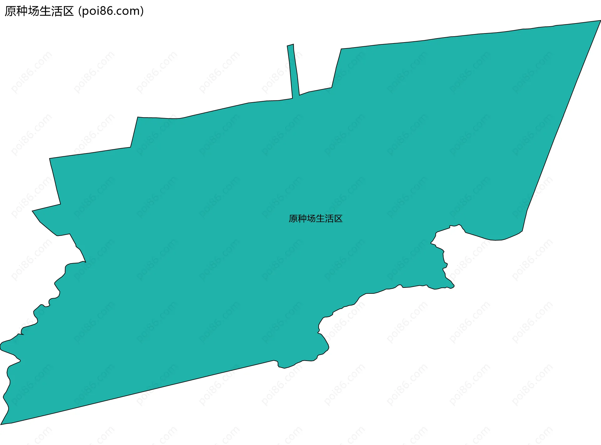原种场生活区边界地图