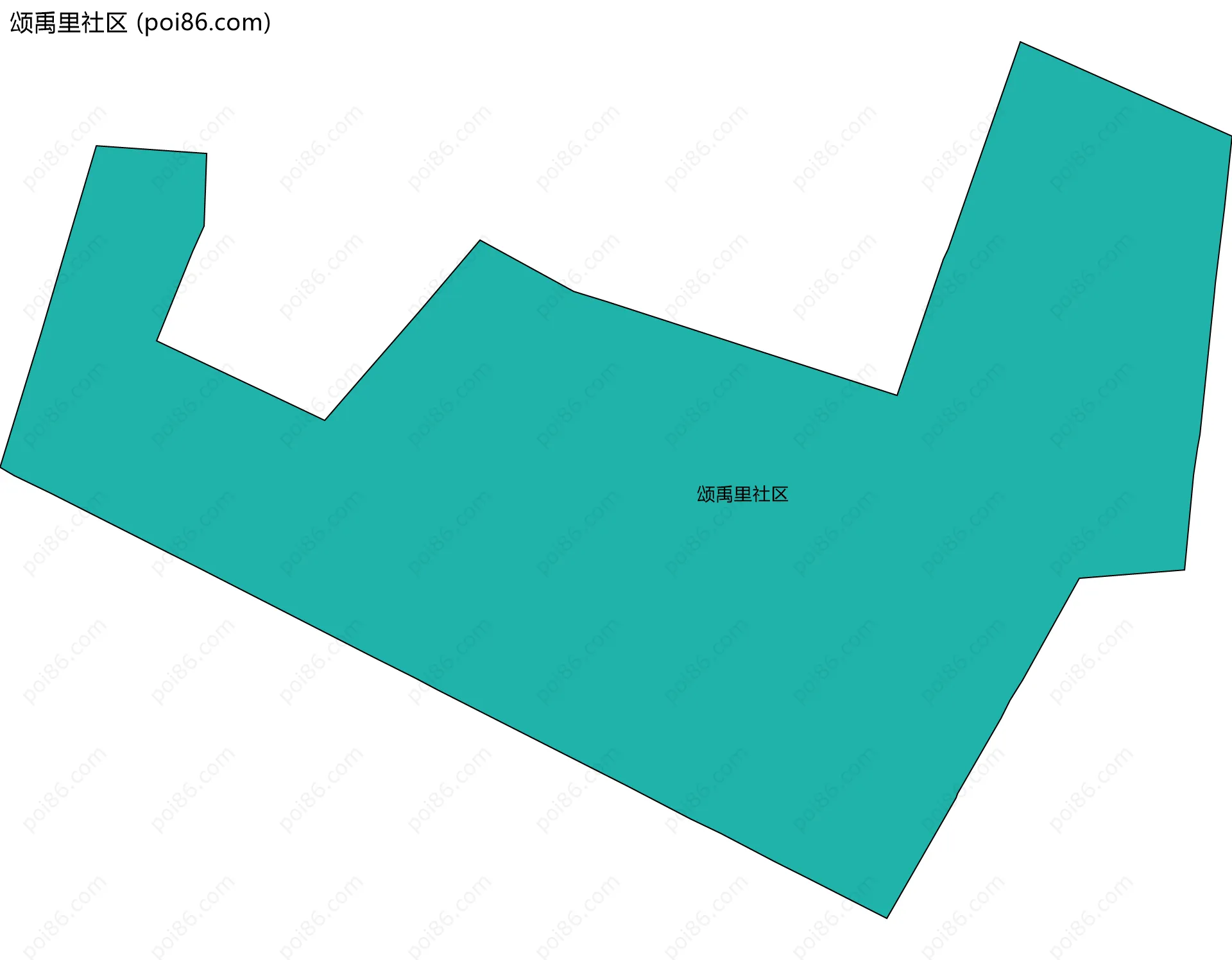 颂禹里社区边界地图