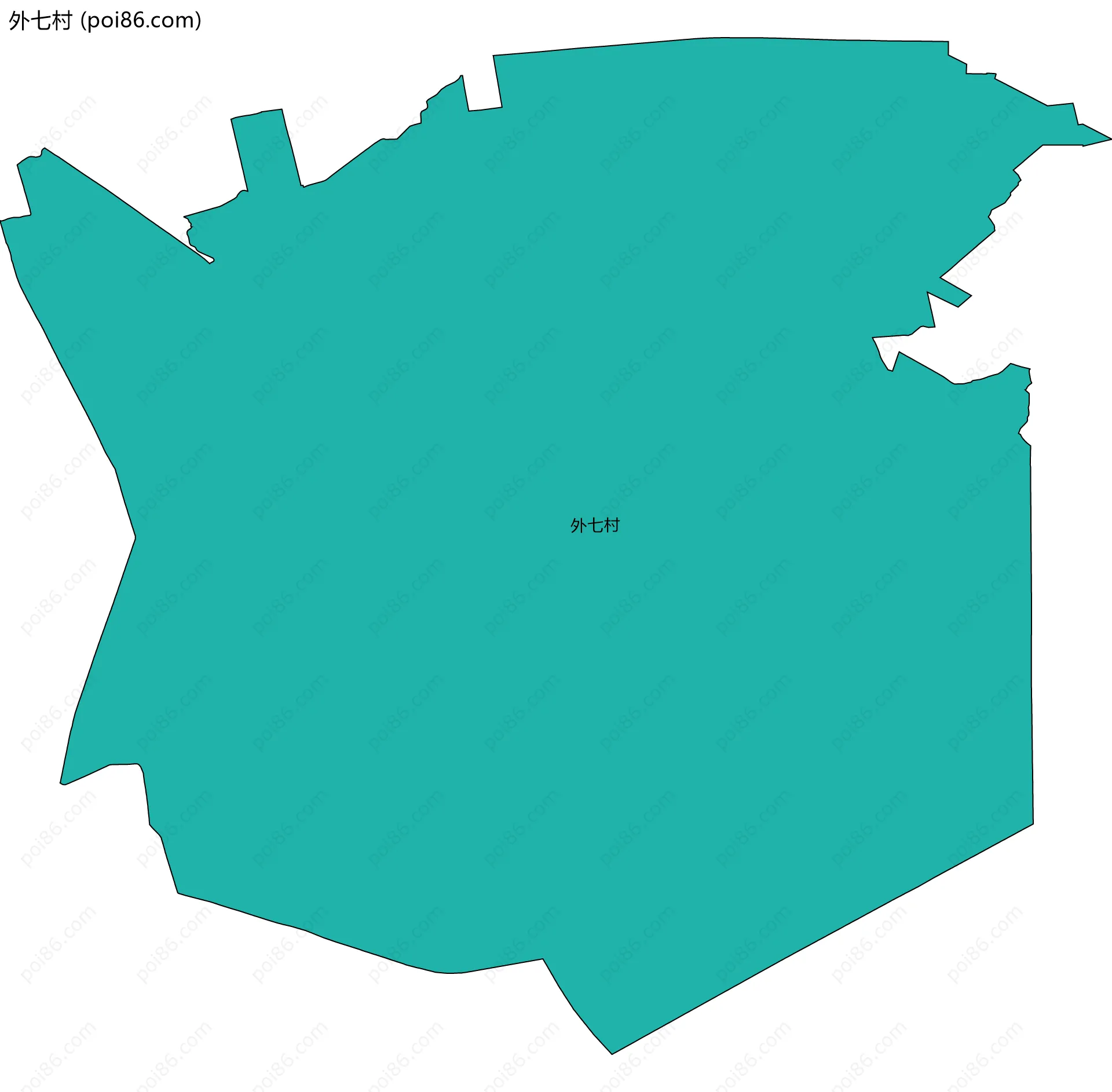 外七村边界地图
