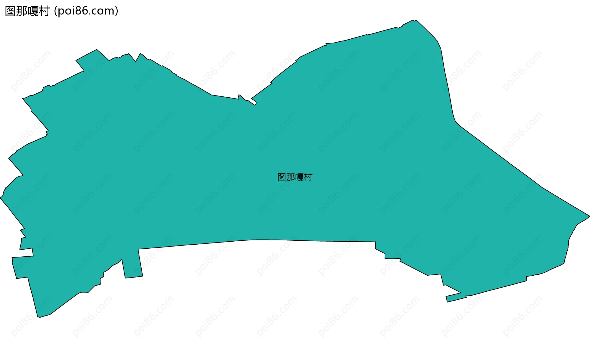 图那嘎村边界地图