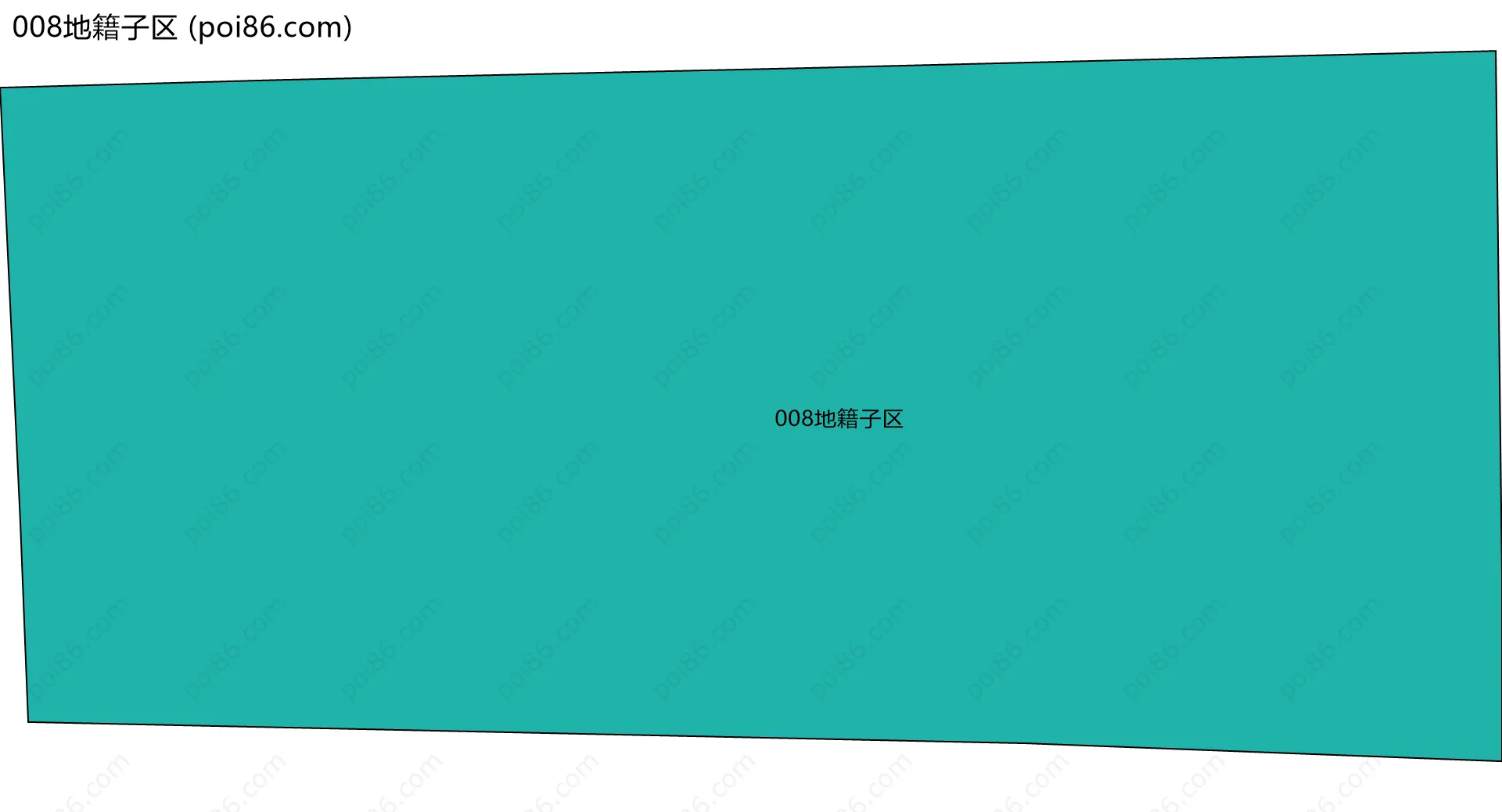 008地籍子区边界地图