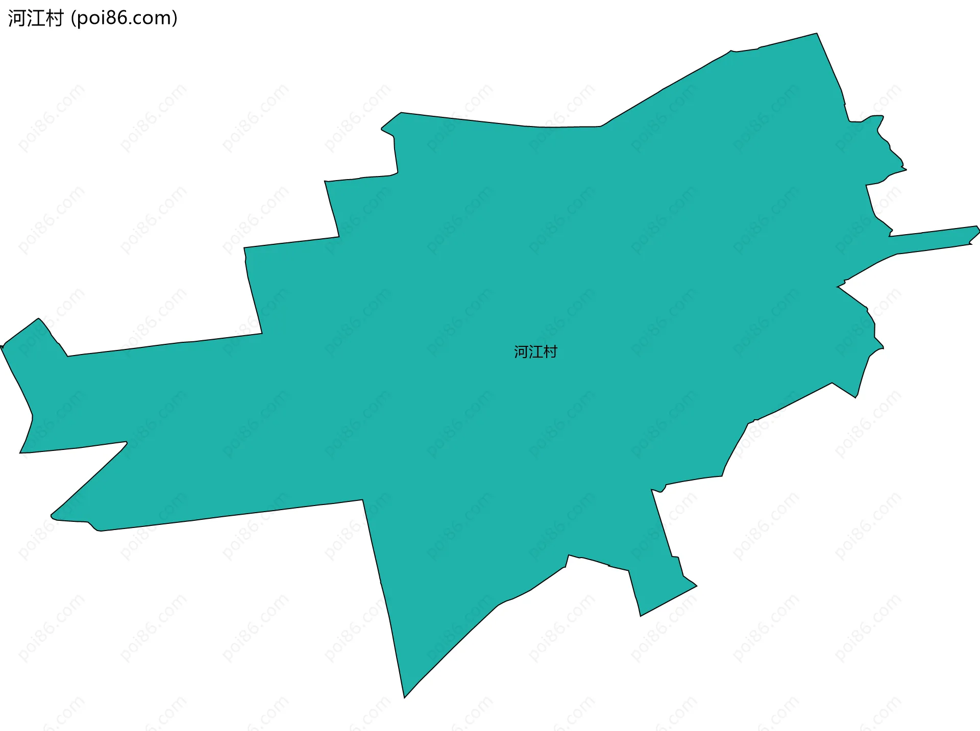河江村边界地图