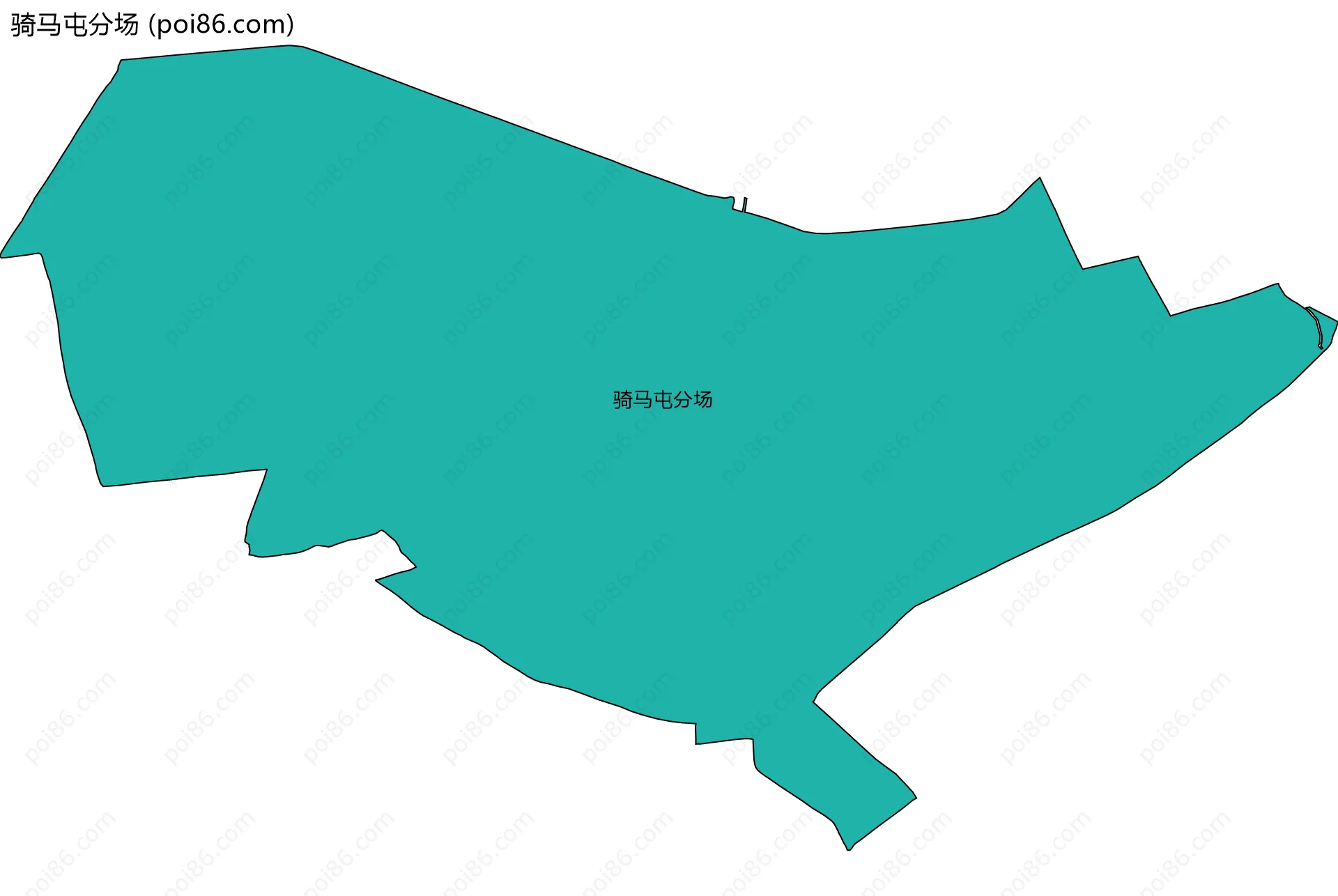 骑马屯分场边界地图