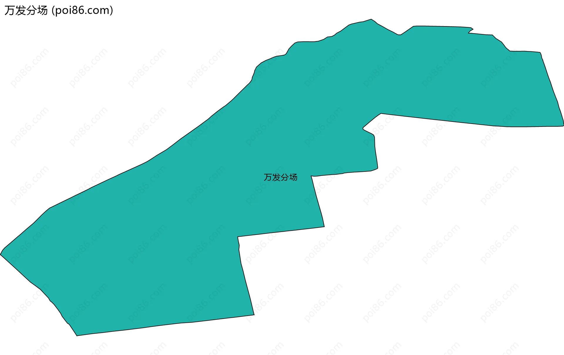 万发分场边界地图