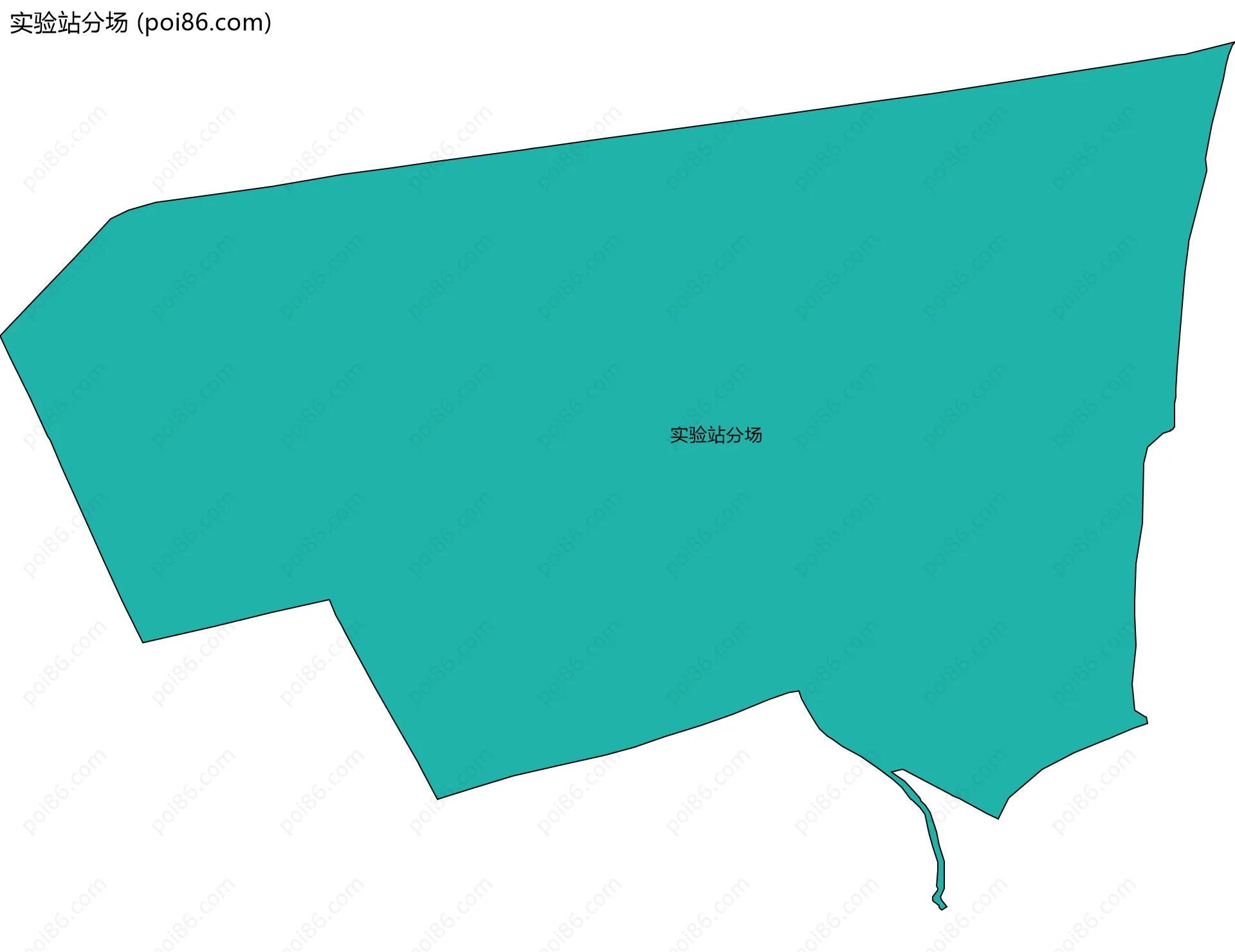 实验站分场边界地图