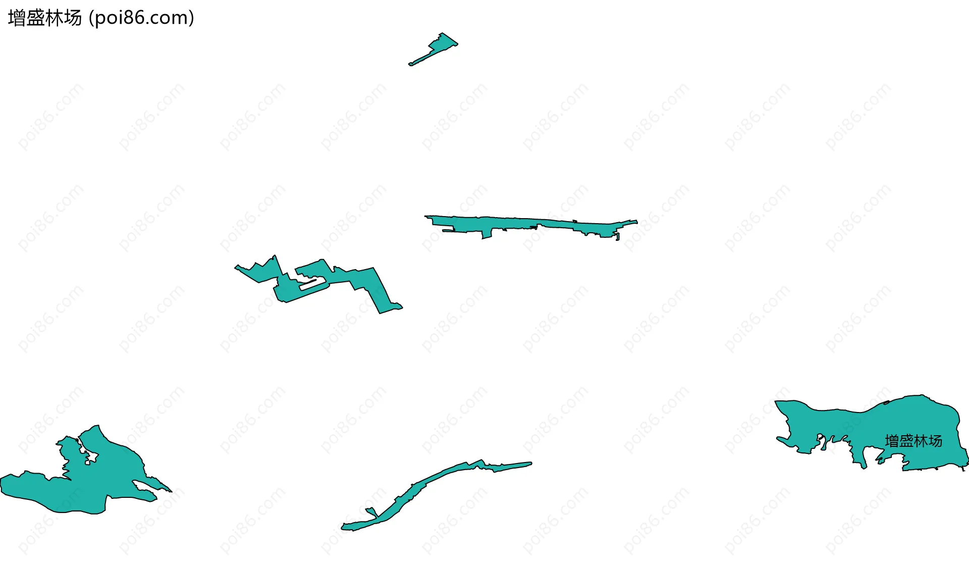 增盛林场边界地图