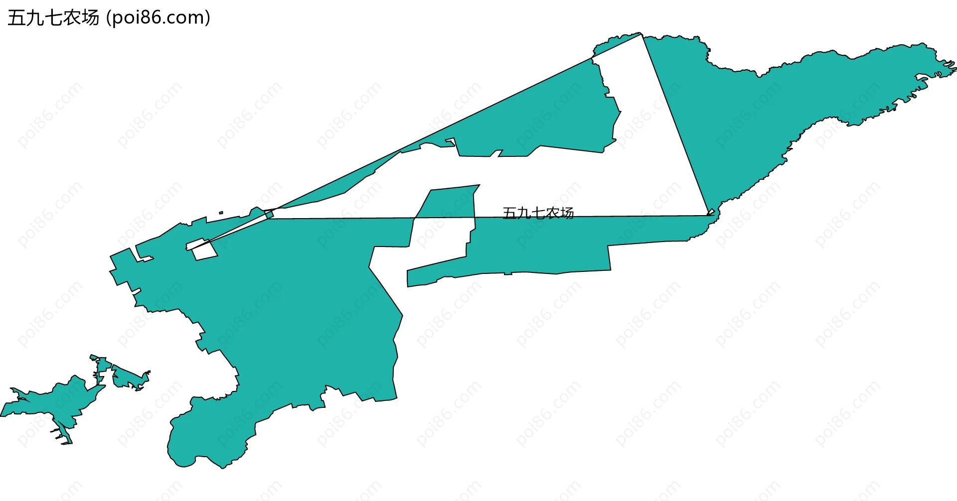 五九七农场边界地图