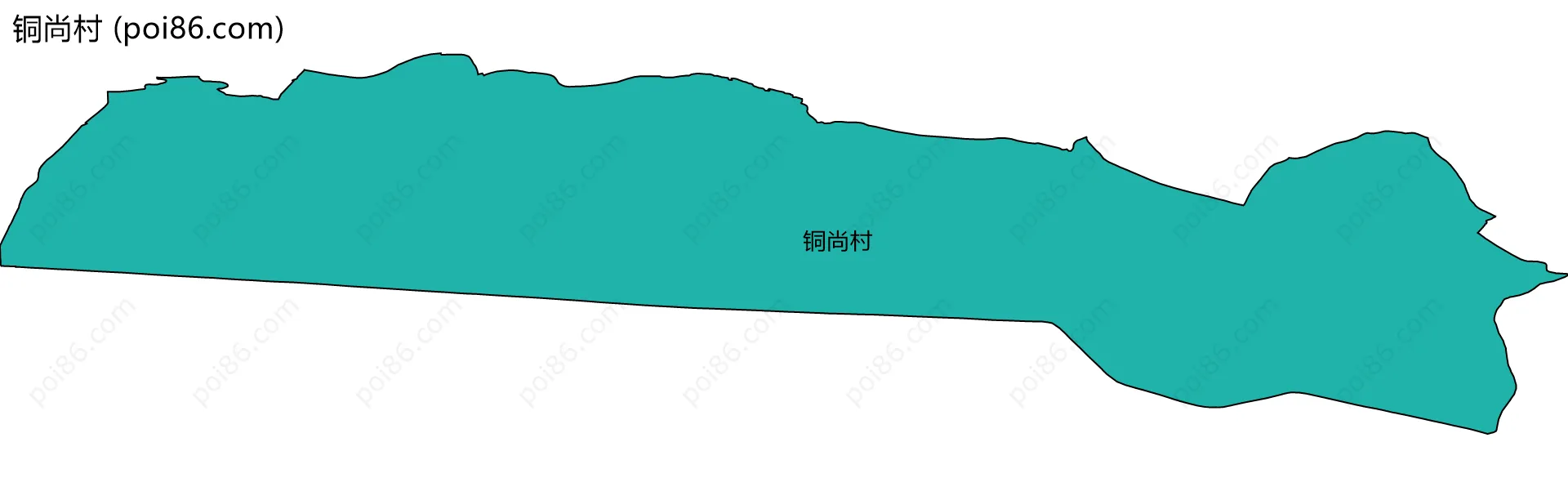 铜尚村边界地图